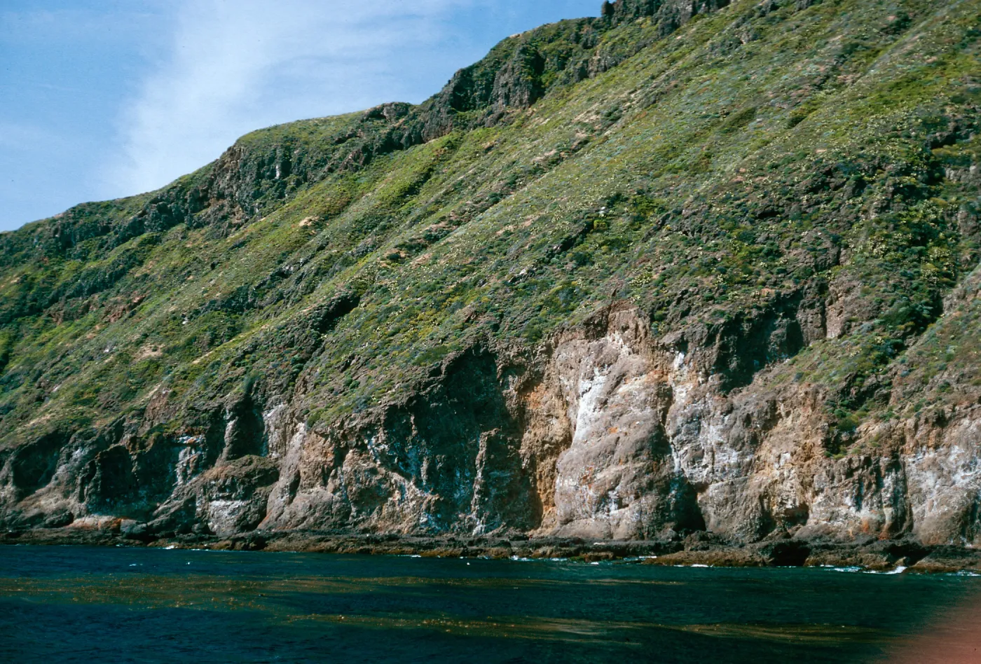 offshore bluffs, West Anacapa Island