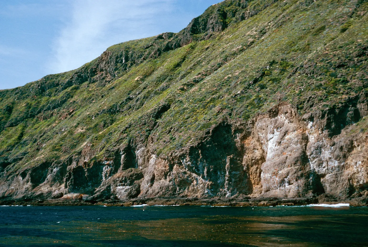 offshore bluffs, West Anacapa Island