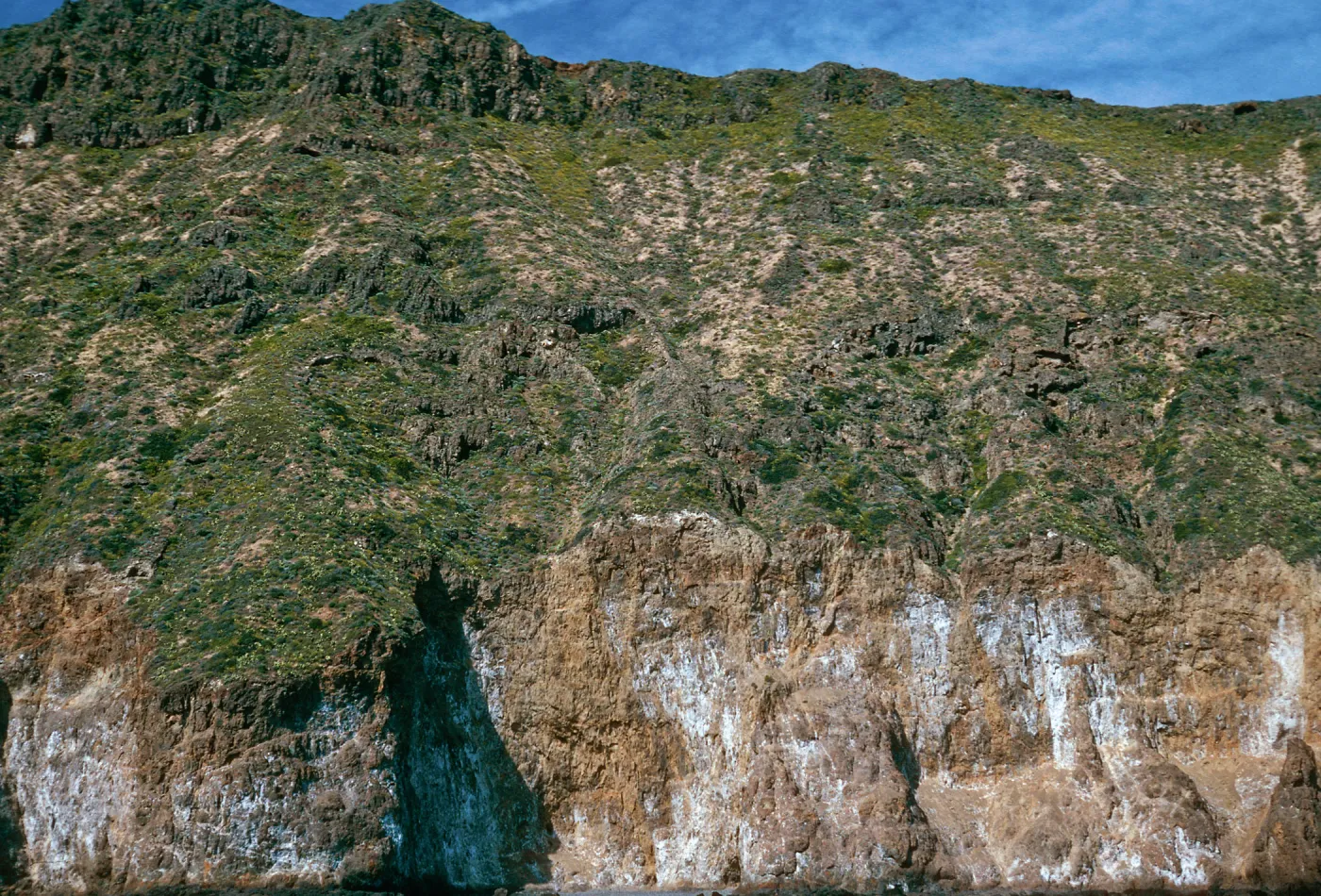 offshore bluffs, West Anacapa Island
