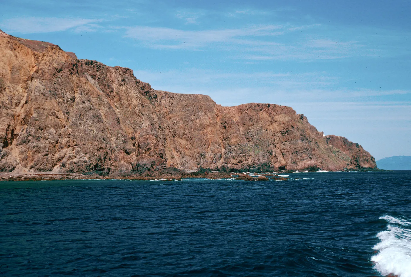 offshore side, East Anacapa Island