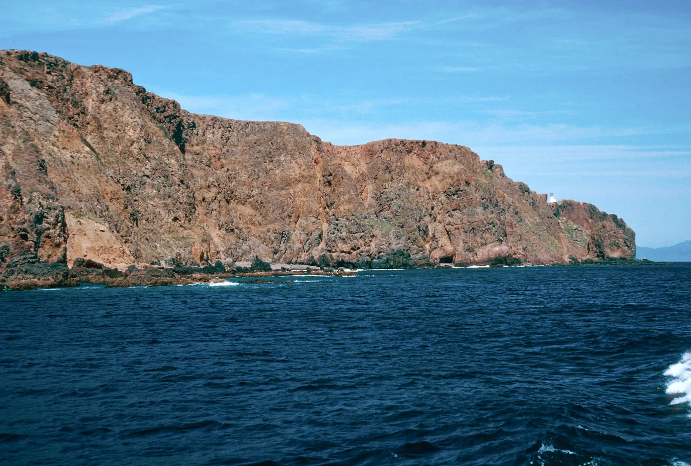 offshore side, East Anacapa Island