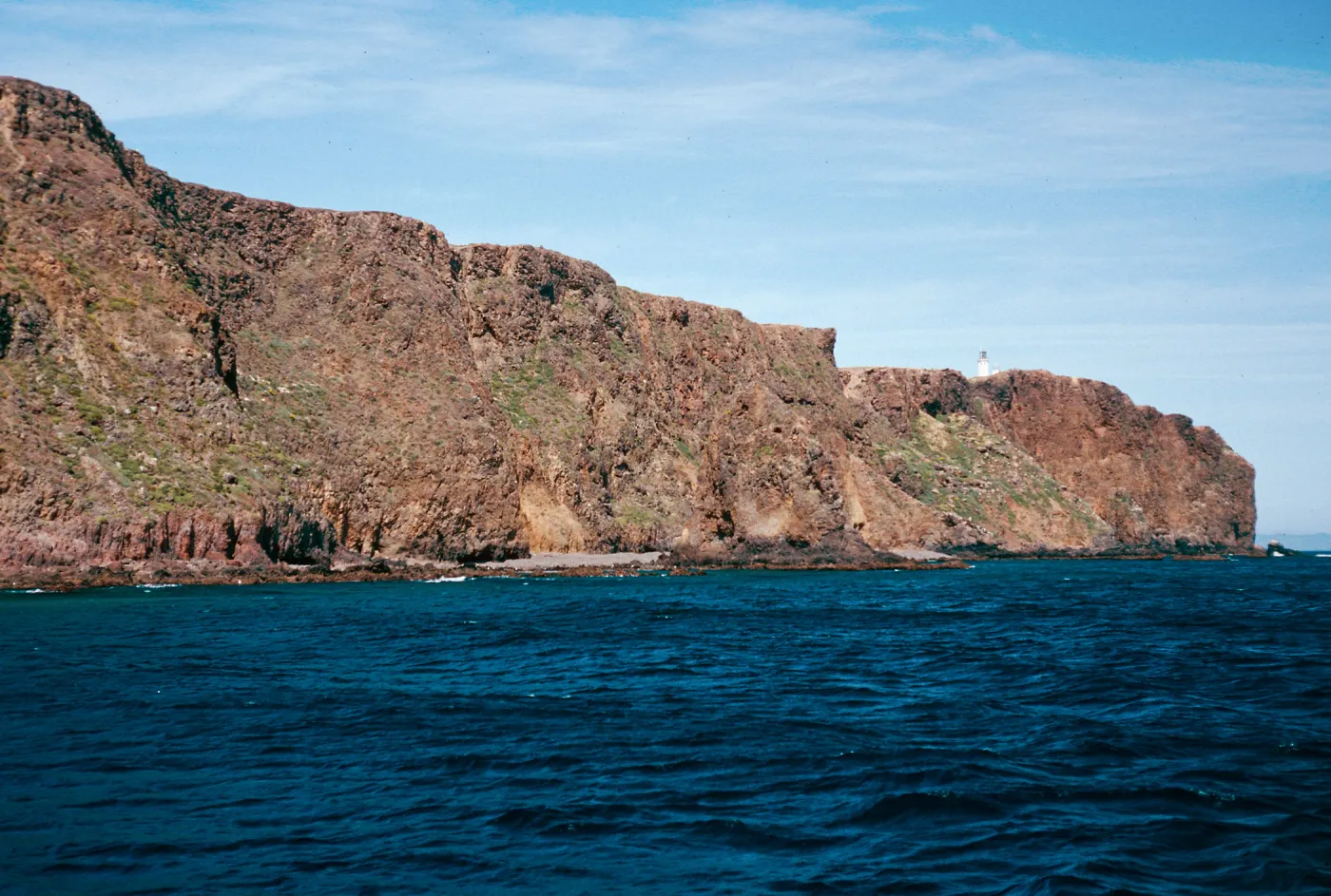 offshore side, East Anacapa Island