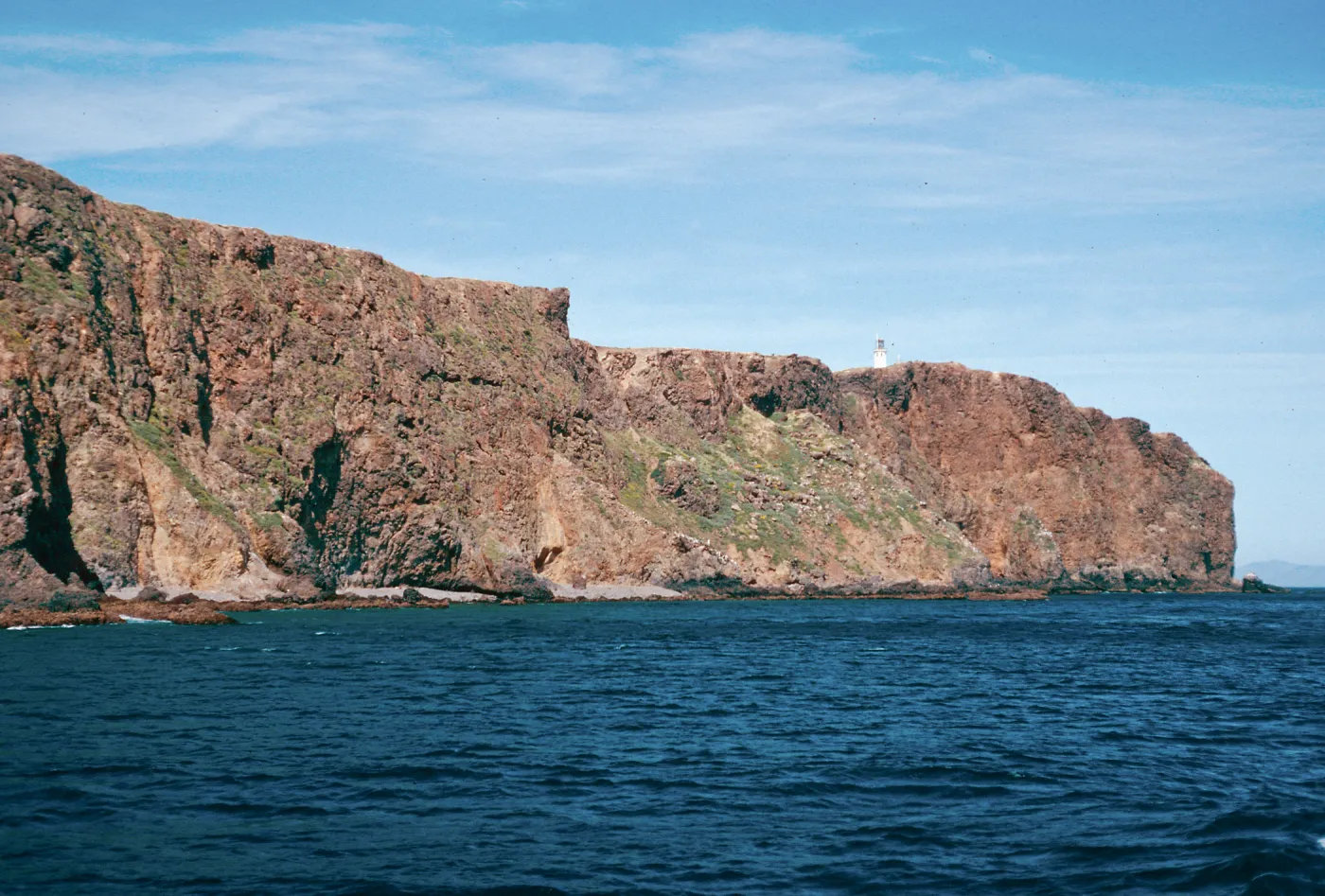offshore side, East Anacapa Island