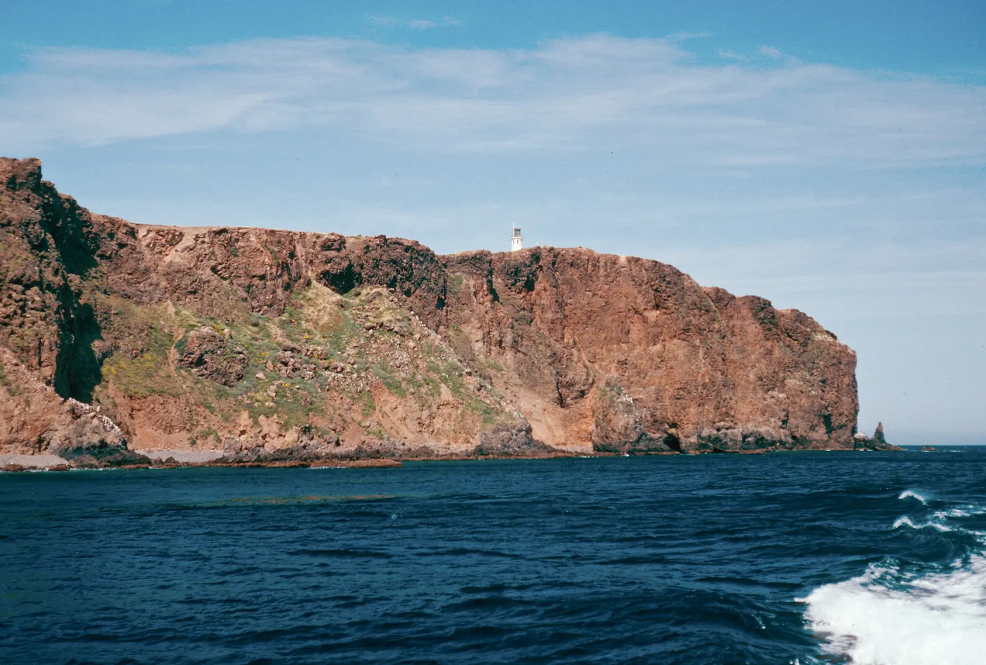 offshore side, East Anacapa Island