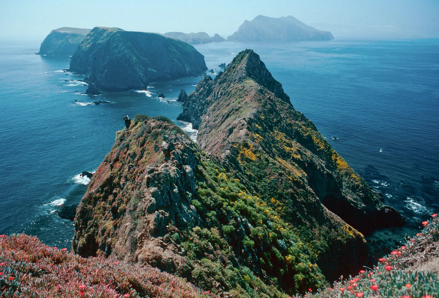 Inspiration Point, looking West, East Anacapa Island