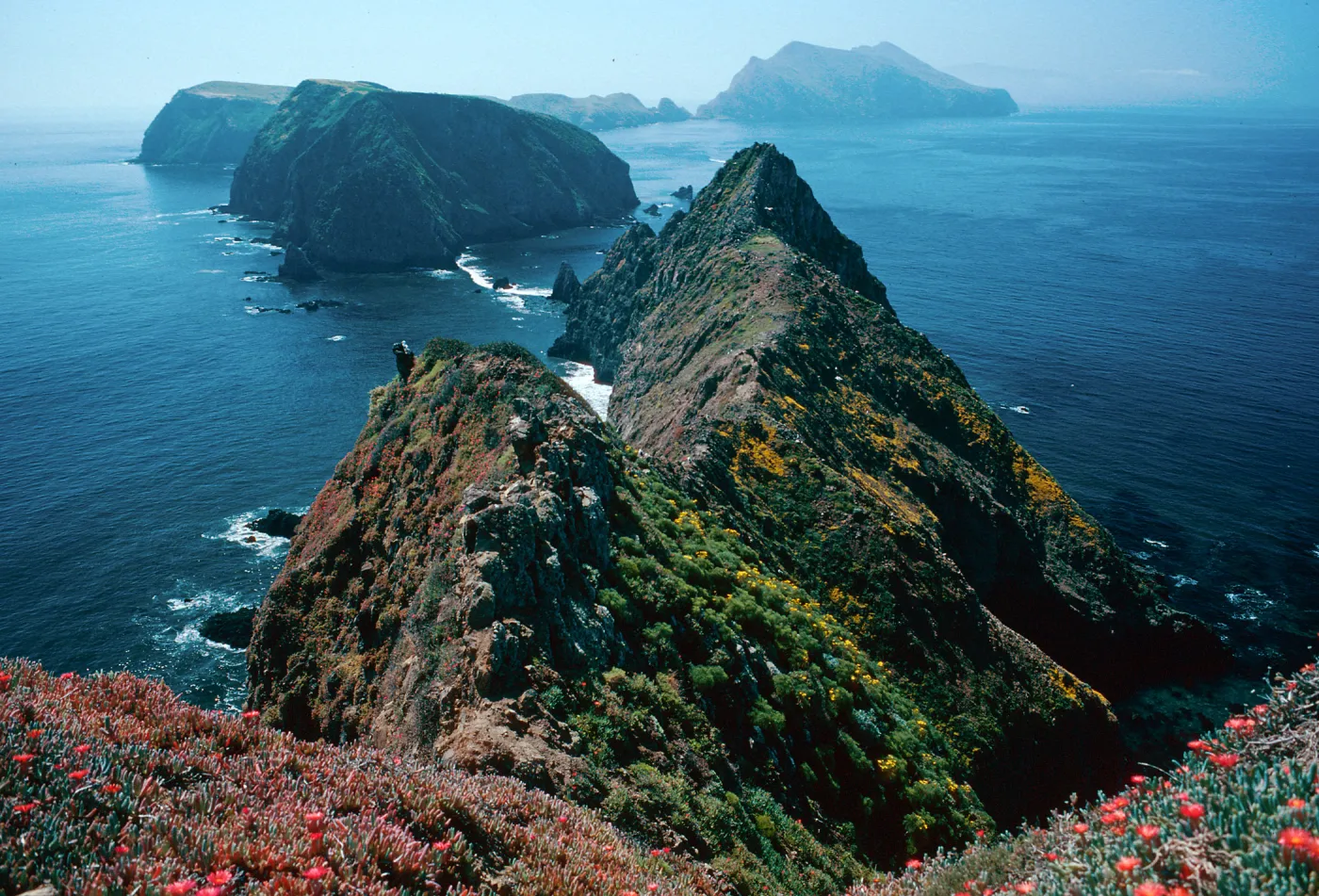 Inspiration Point, looking West, East Anacapa Island
