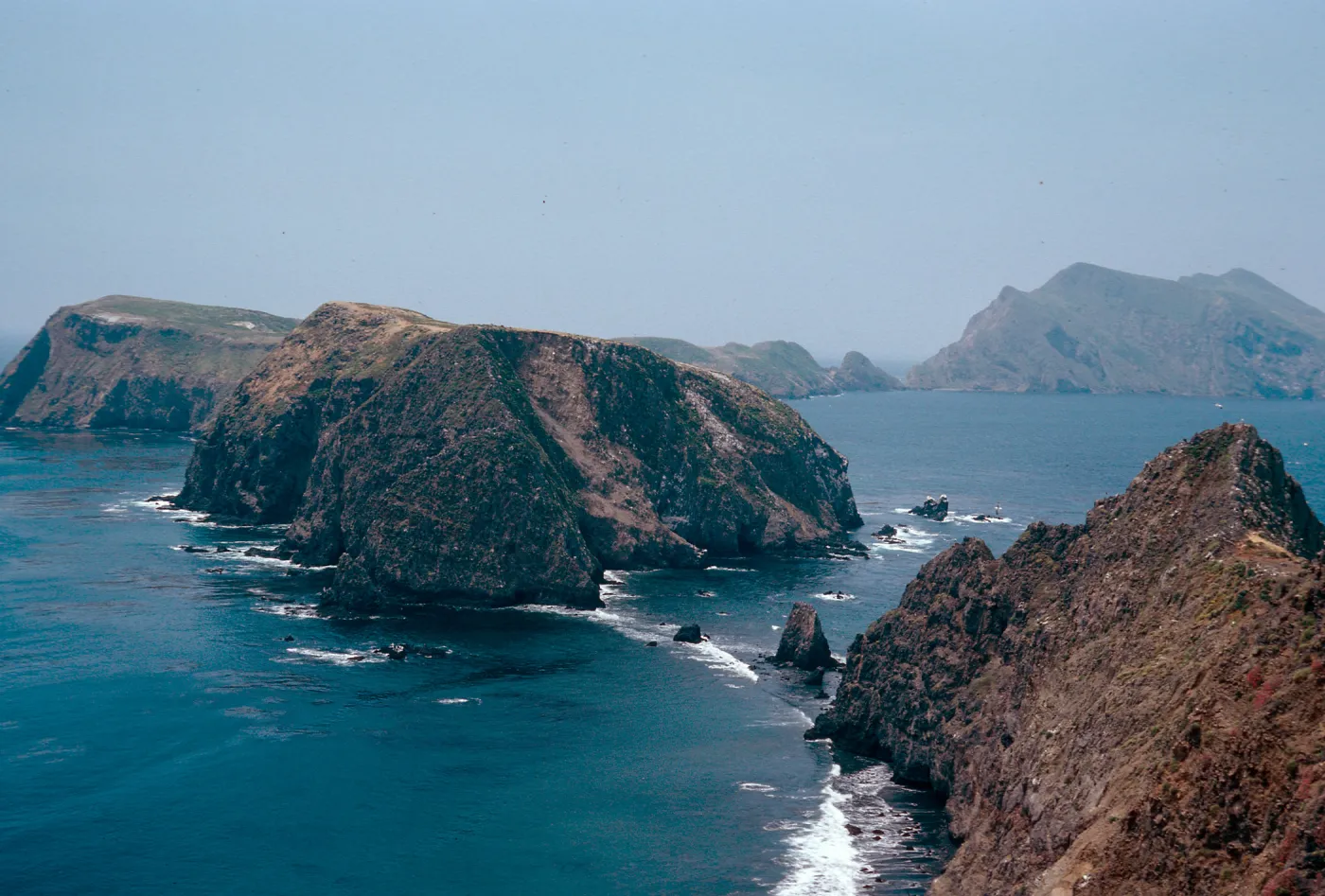 looking West from West end of East Anacapa Island