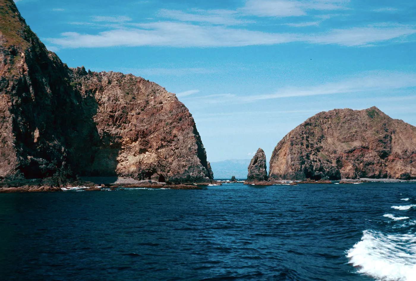 break between Middle & East Anacapa Islands, Anacapa Island