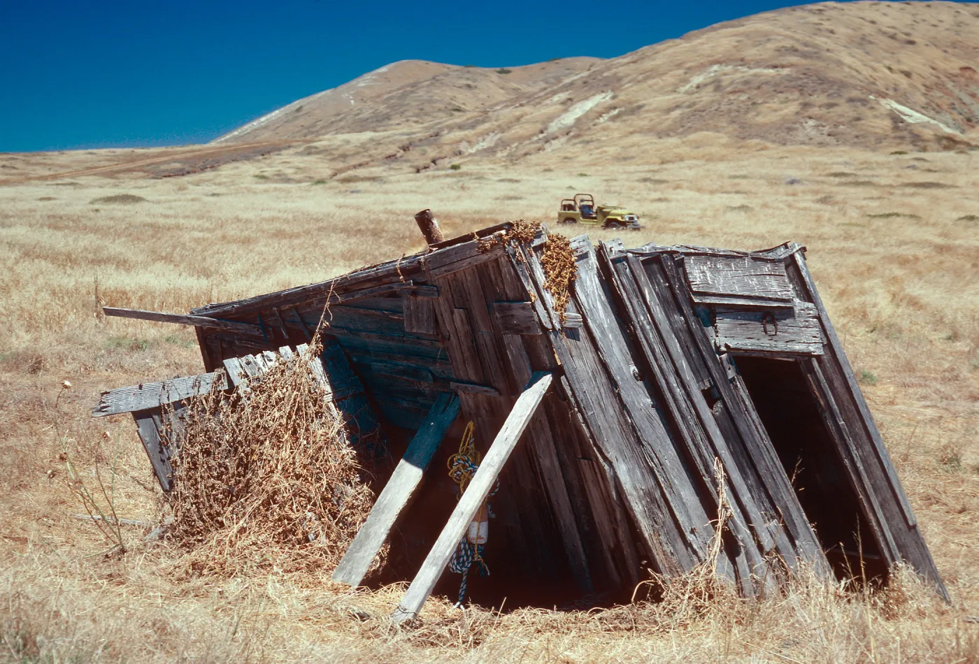 fishing shack, Morse Point, Santa Cruz Island