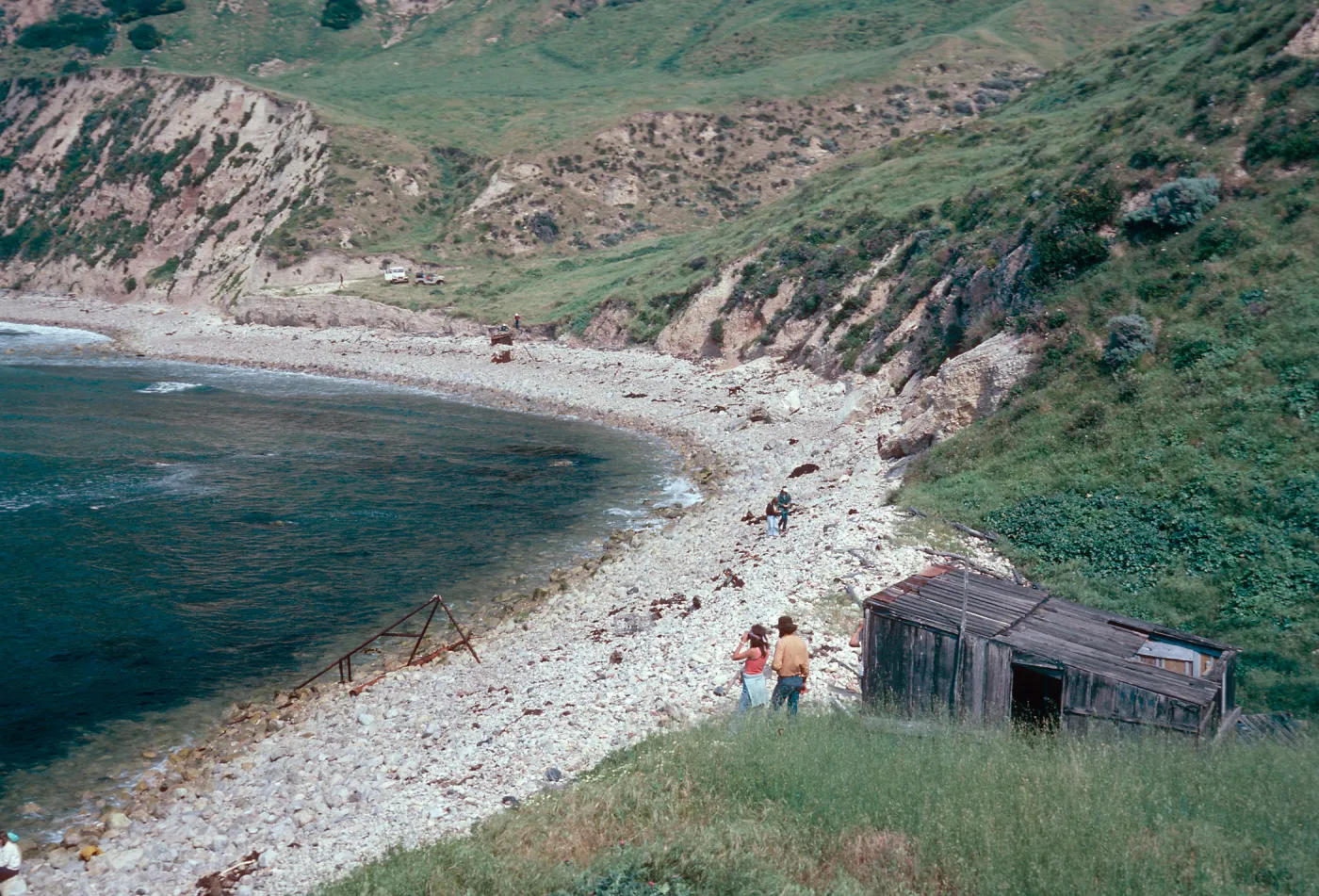 fishing shack, China Harbor, Santa Cruz Island
