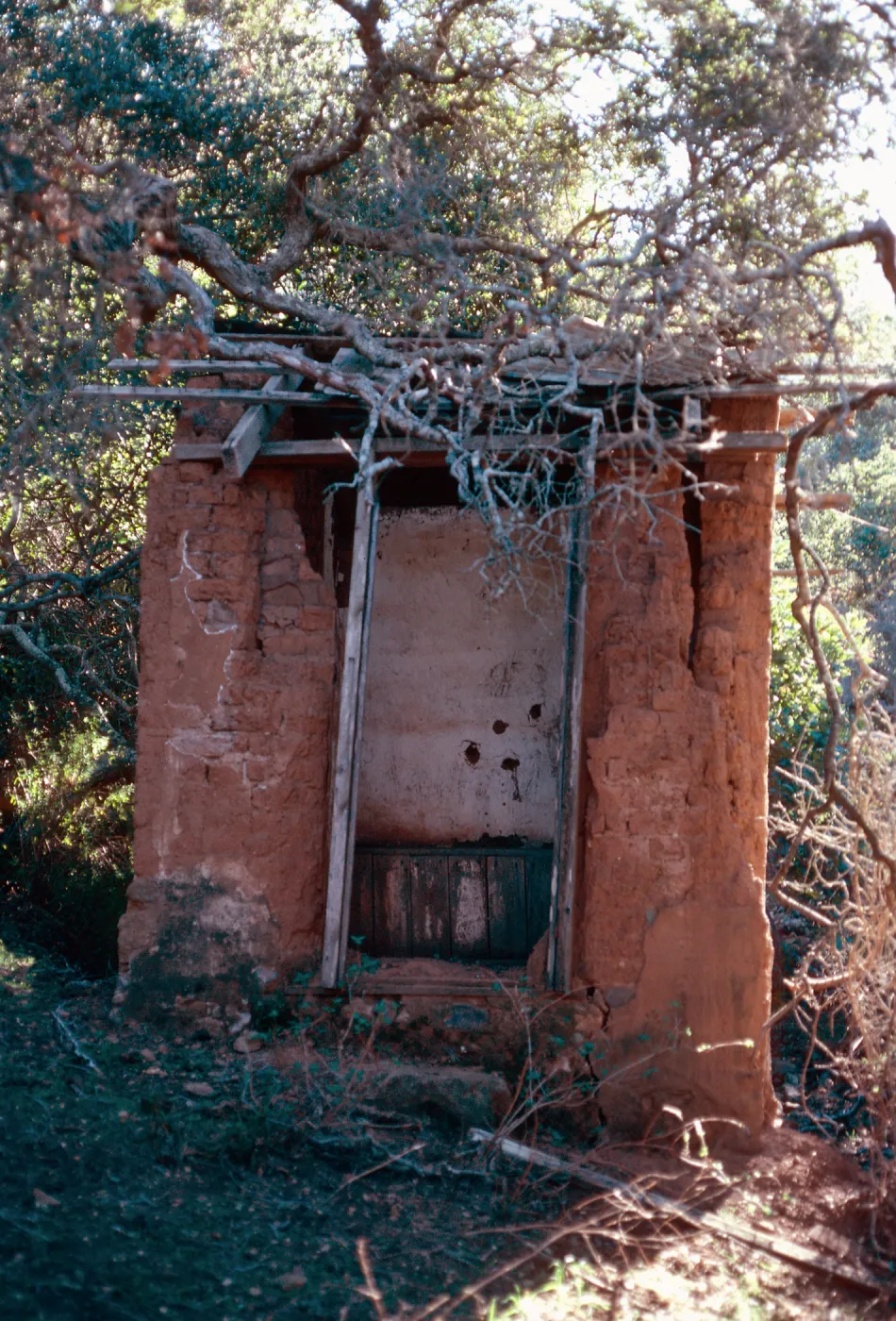 Middle Ranch outhouse, Santa Cruz Island