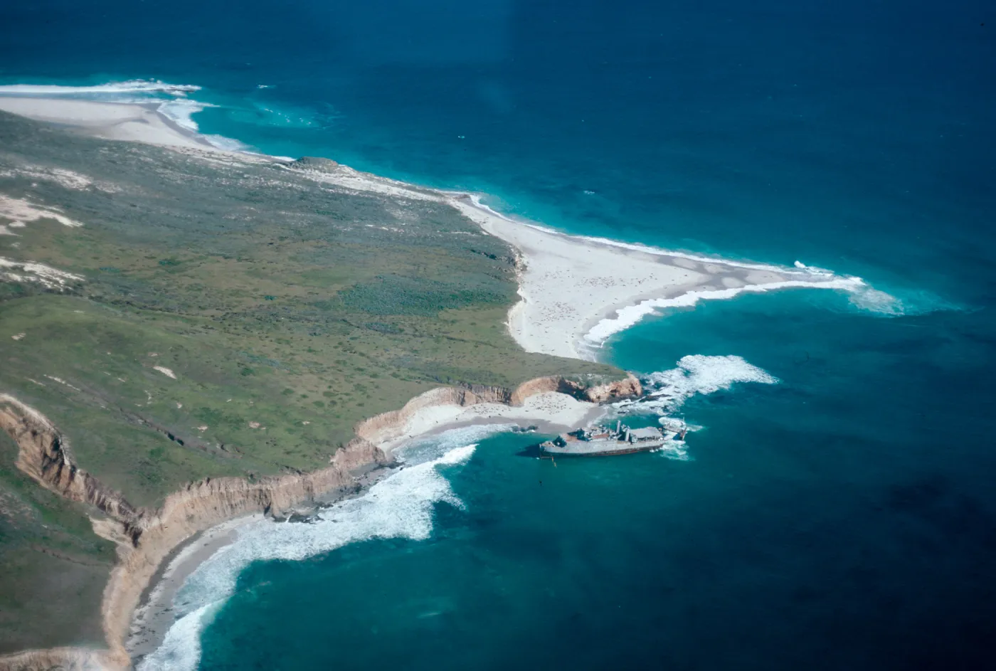 wreck of ‘Tortuga’, East end, San Miguel Island
