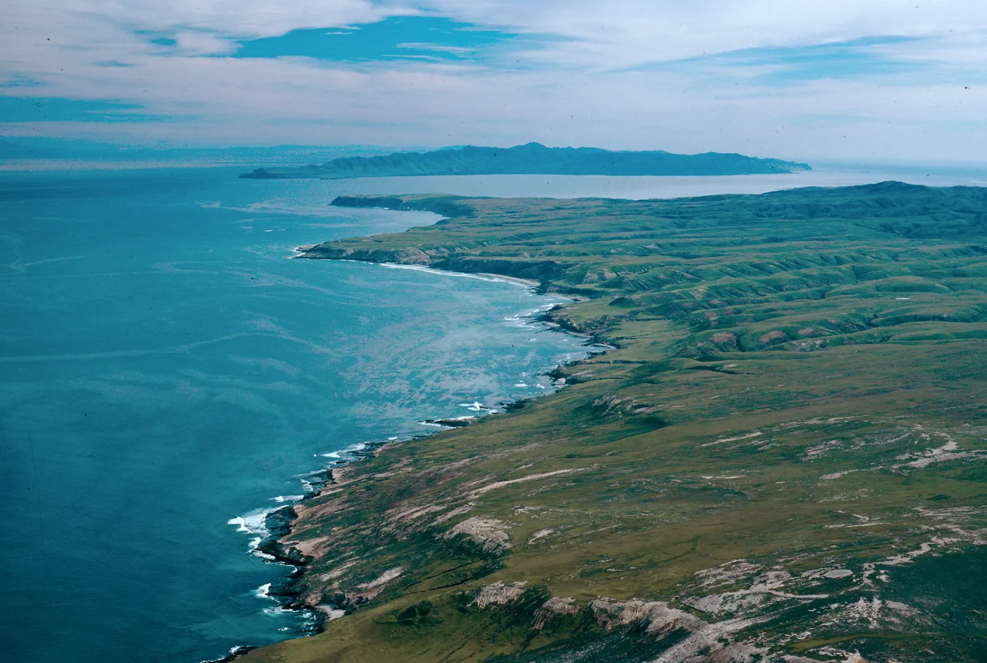 looking toward Fraser Point on Santa Cruz Isl., Santa Rosa Island