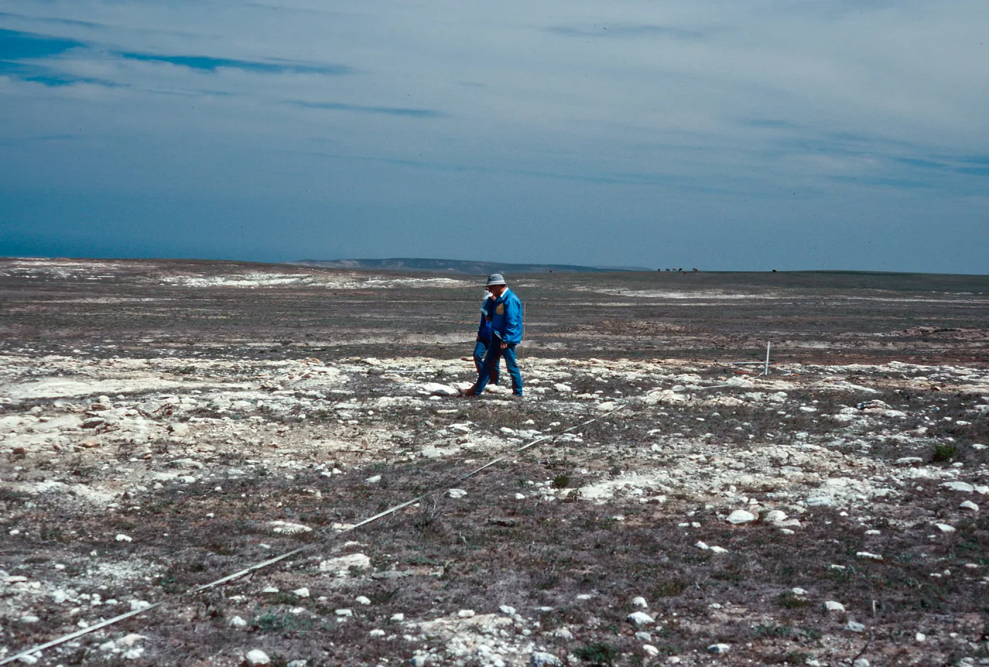 caliche, West end, Santa Rosa Island