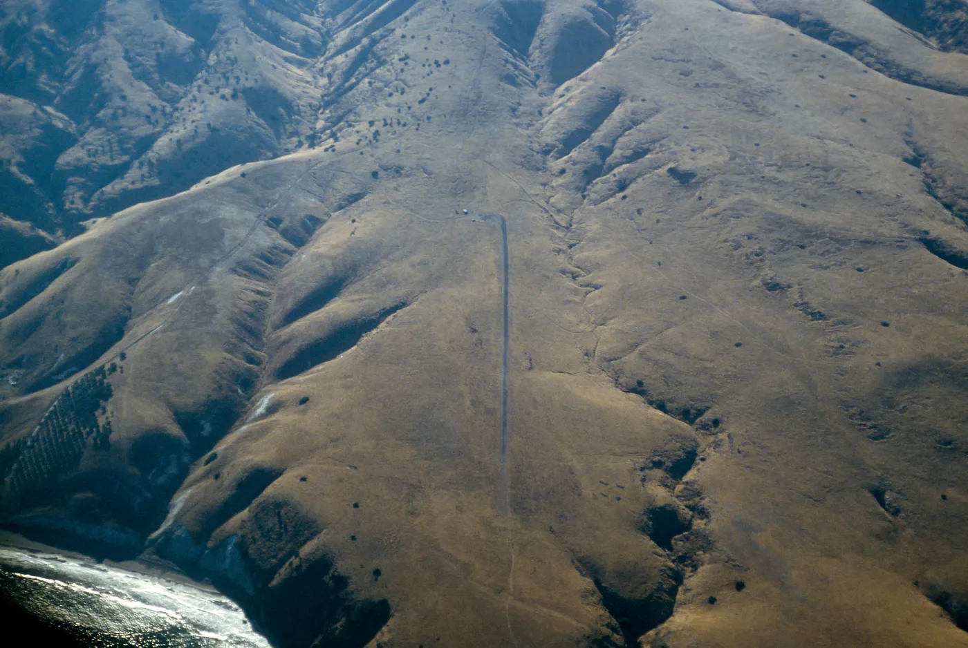 Smugglers Airfield & road system, Santa Cruz Island