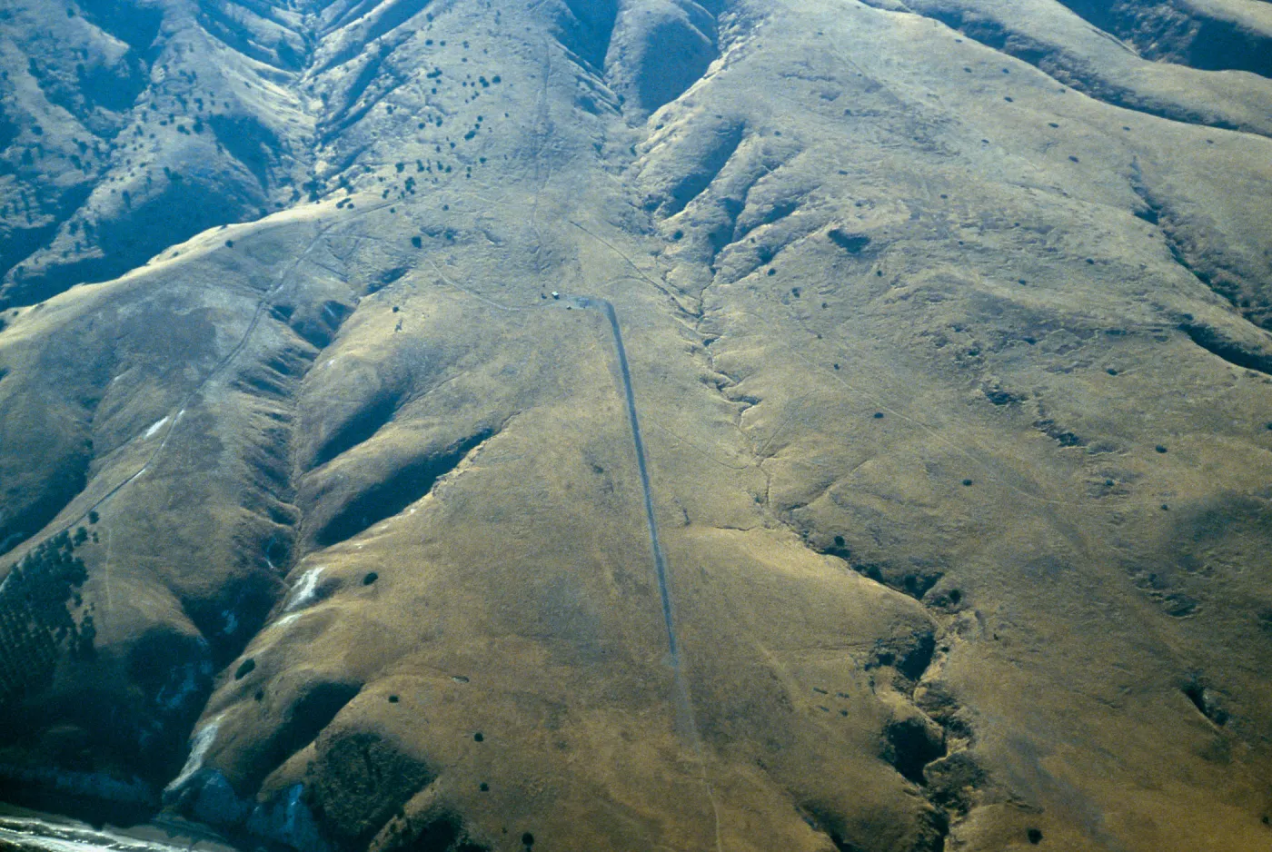Smugglers airfield, road system, Santa Cruz Island