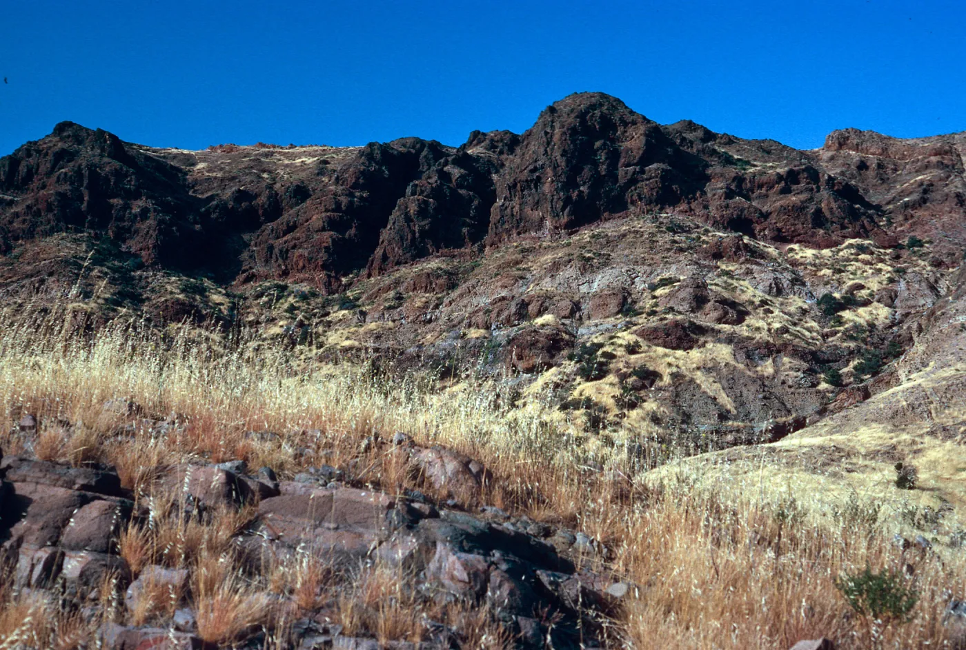Red Mountain, North ridge, Santa Cruz Island
