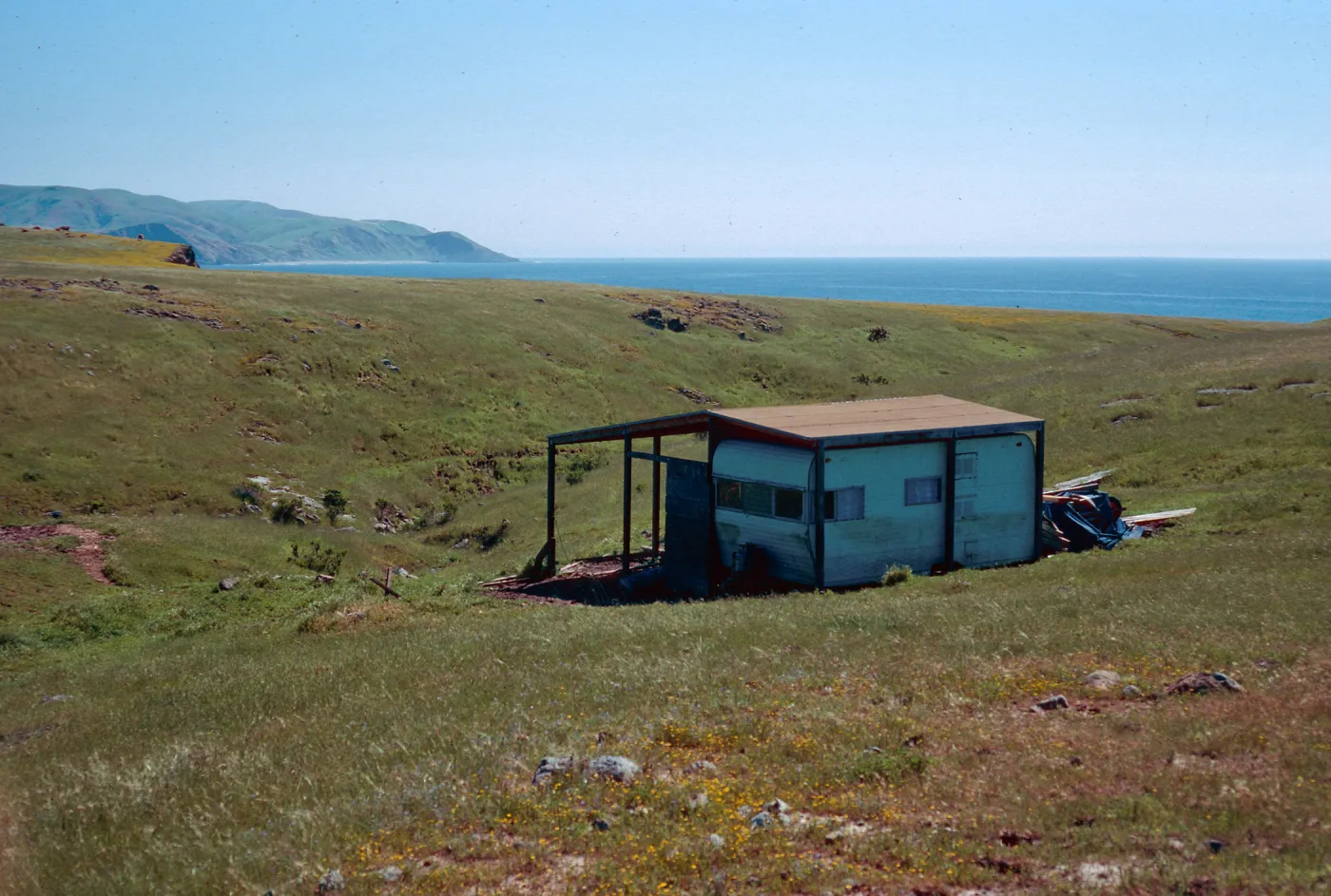 trailer, West end, Santa Cruz Island
