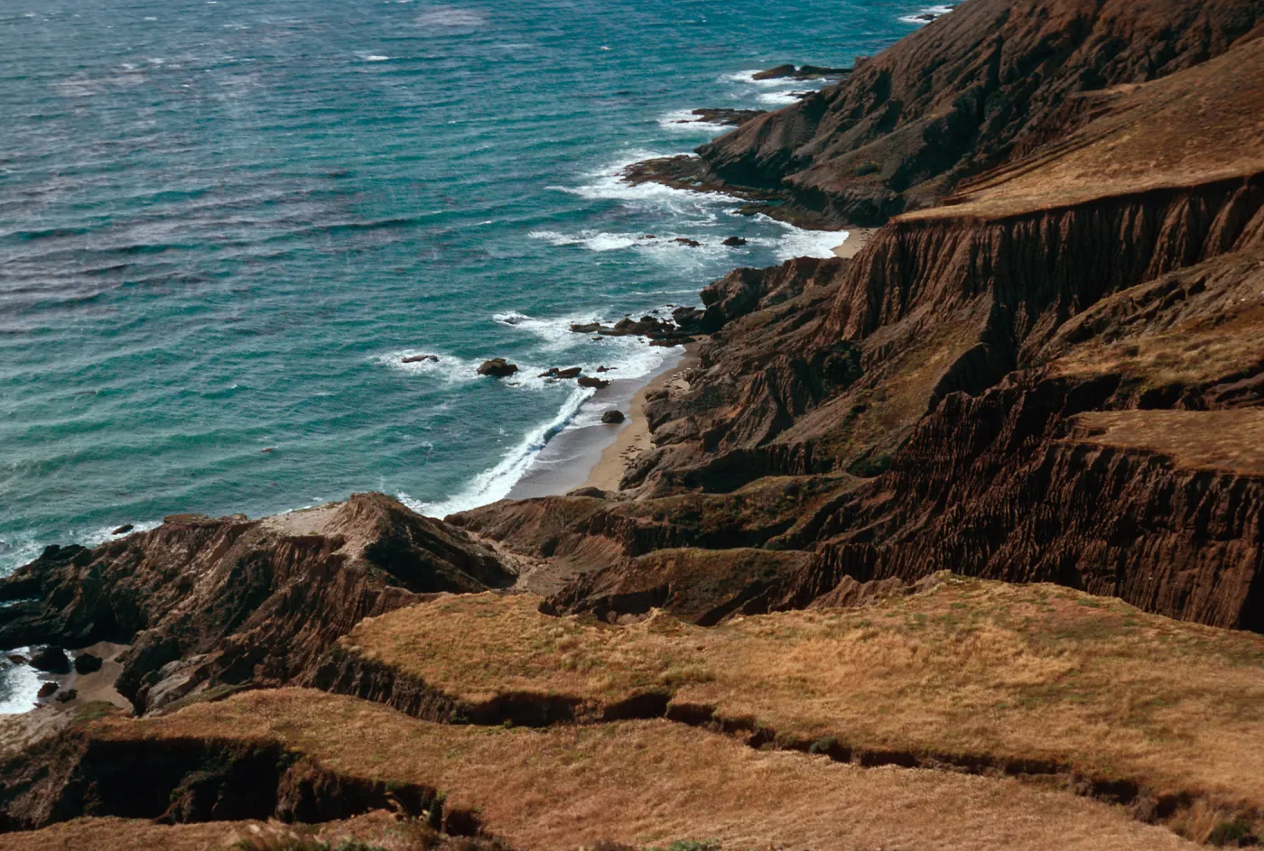 beach, North of Alegria Canyon, Santa Cruz Island