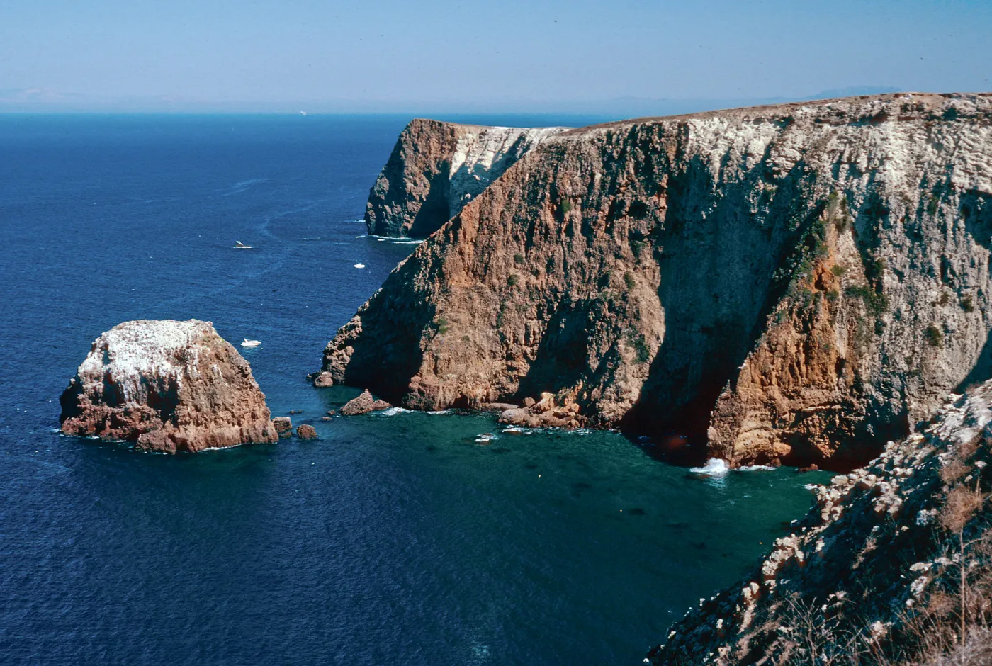 bluffs, just East of Potato Harbor, Santa Cruz Island
