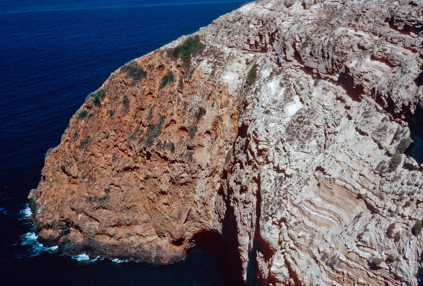 bluffs, just East of Potato Harbor, Santa Cruz Island
