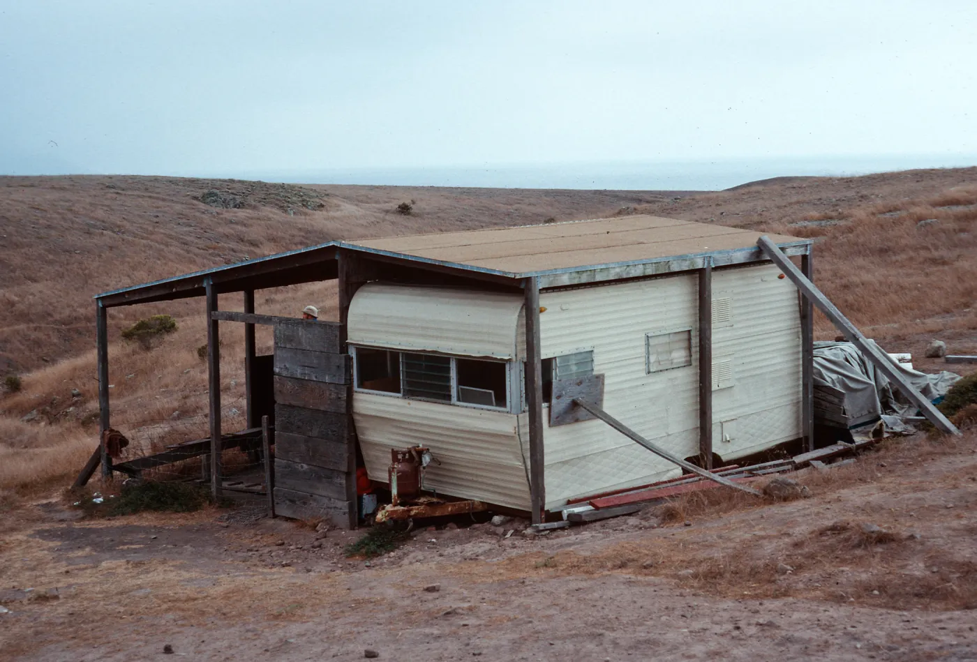 UCSB trailer, West end, Santa Cruz Island