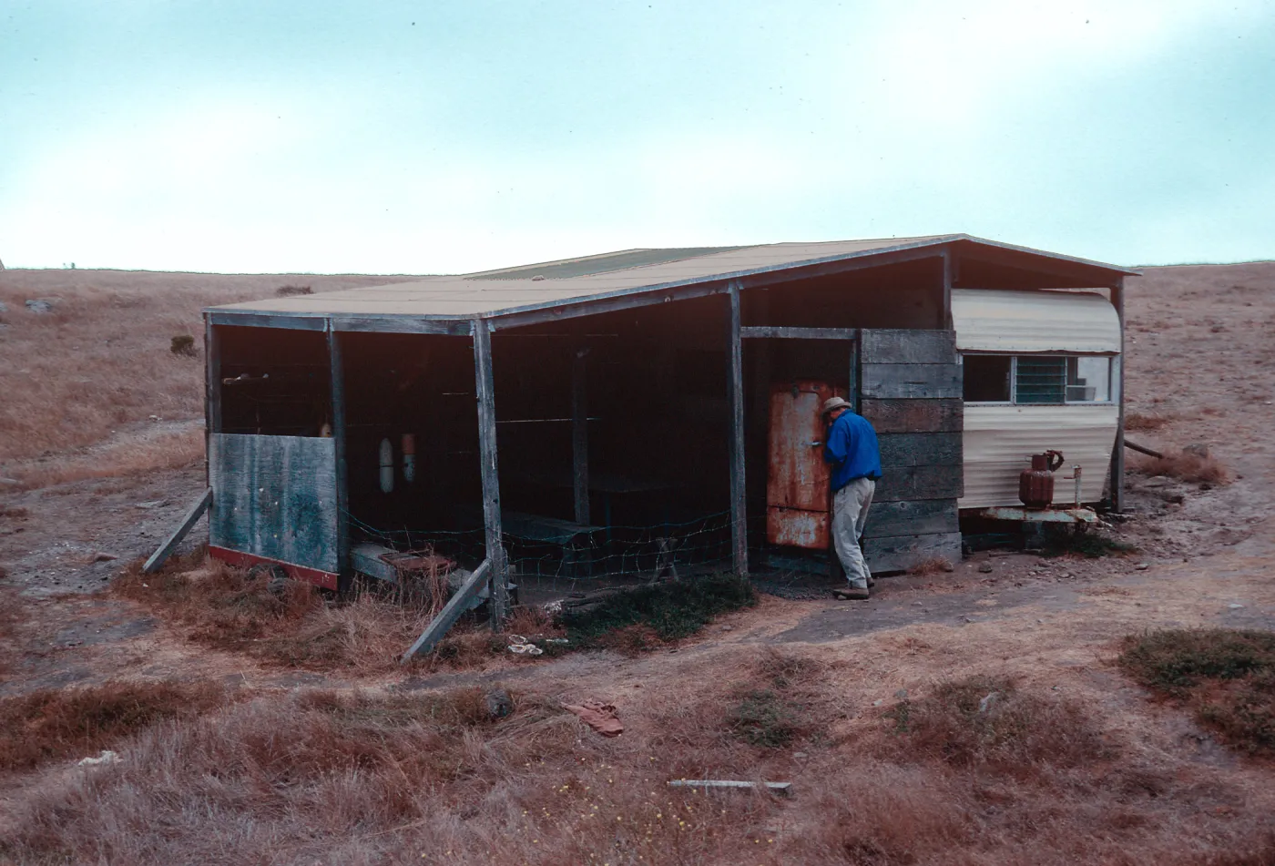 UCSB trailer, West end, Santa Cruz Island