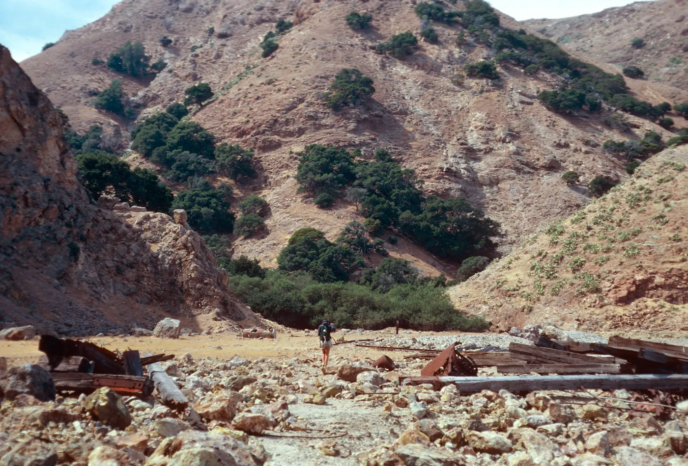quarry remains, Frys Harbor, Santa Cruz Island