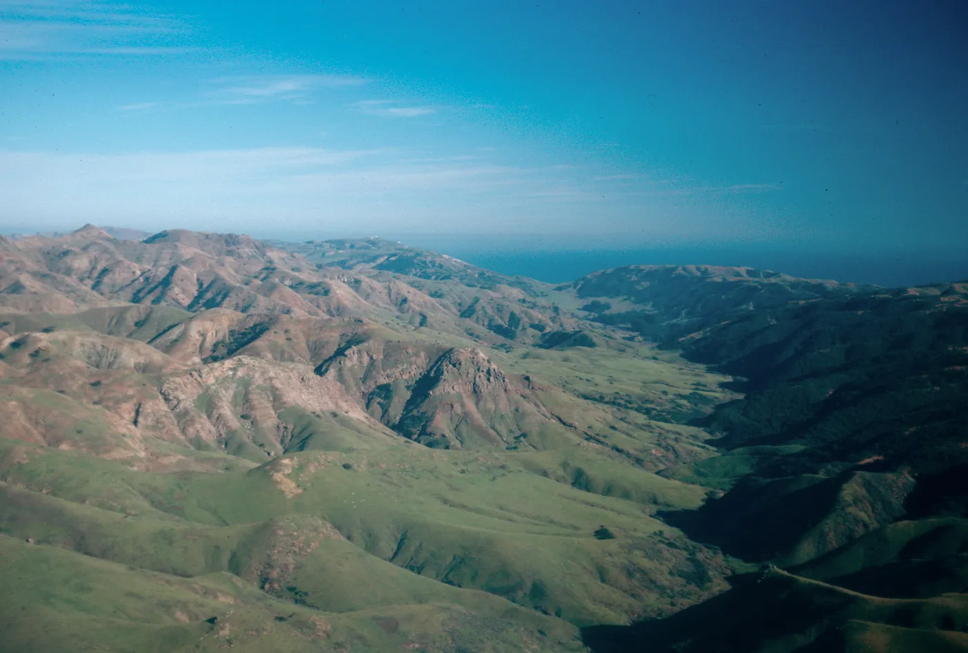 Central Valley, looking East, Santa Cruz Island