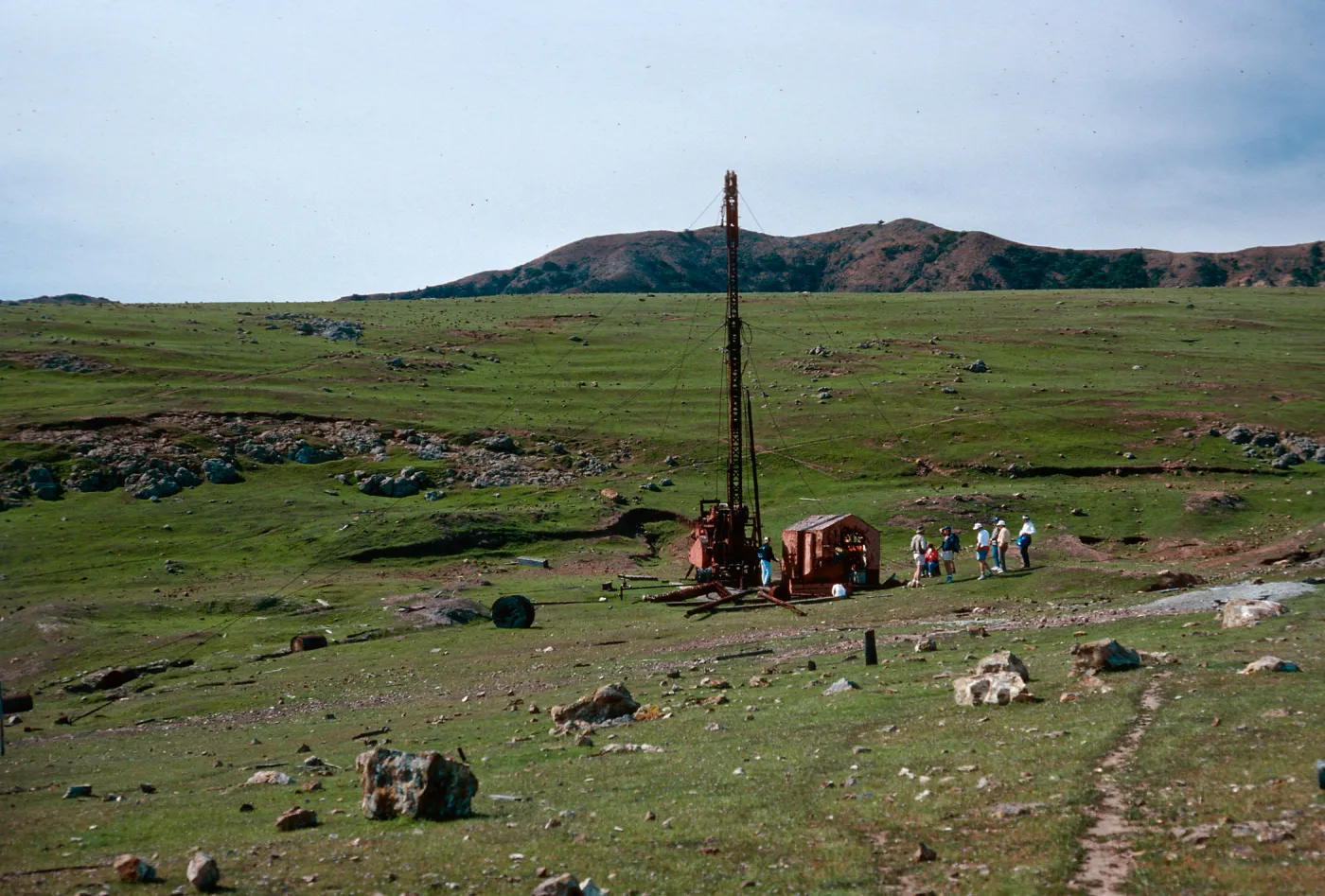 oil well, East end, Santa Cruz Island