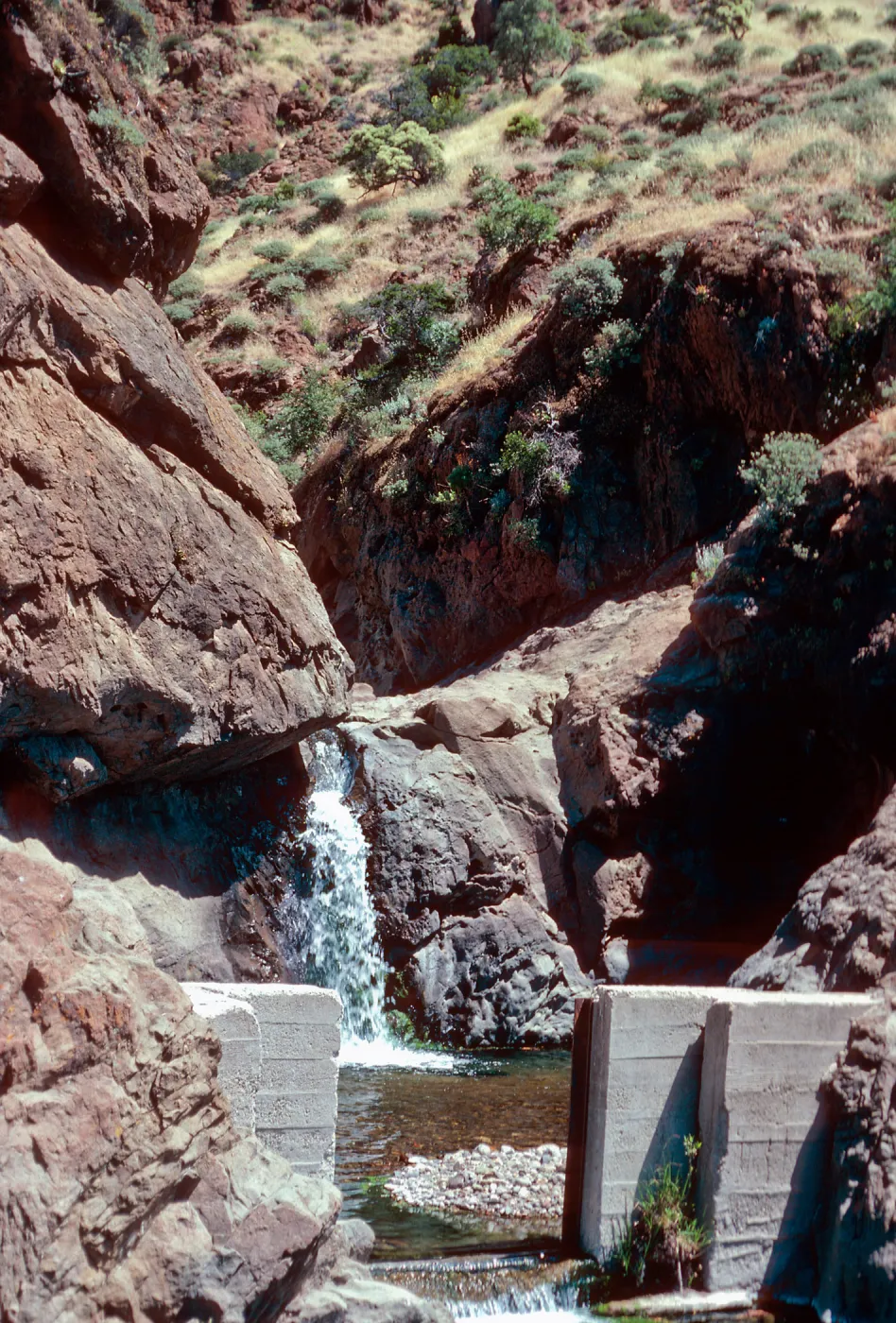 La Cascada Canyon, Santa Cruz Island
