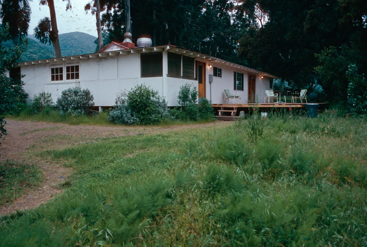 back of field station, Santa Cruz Island