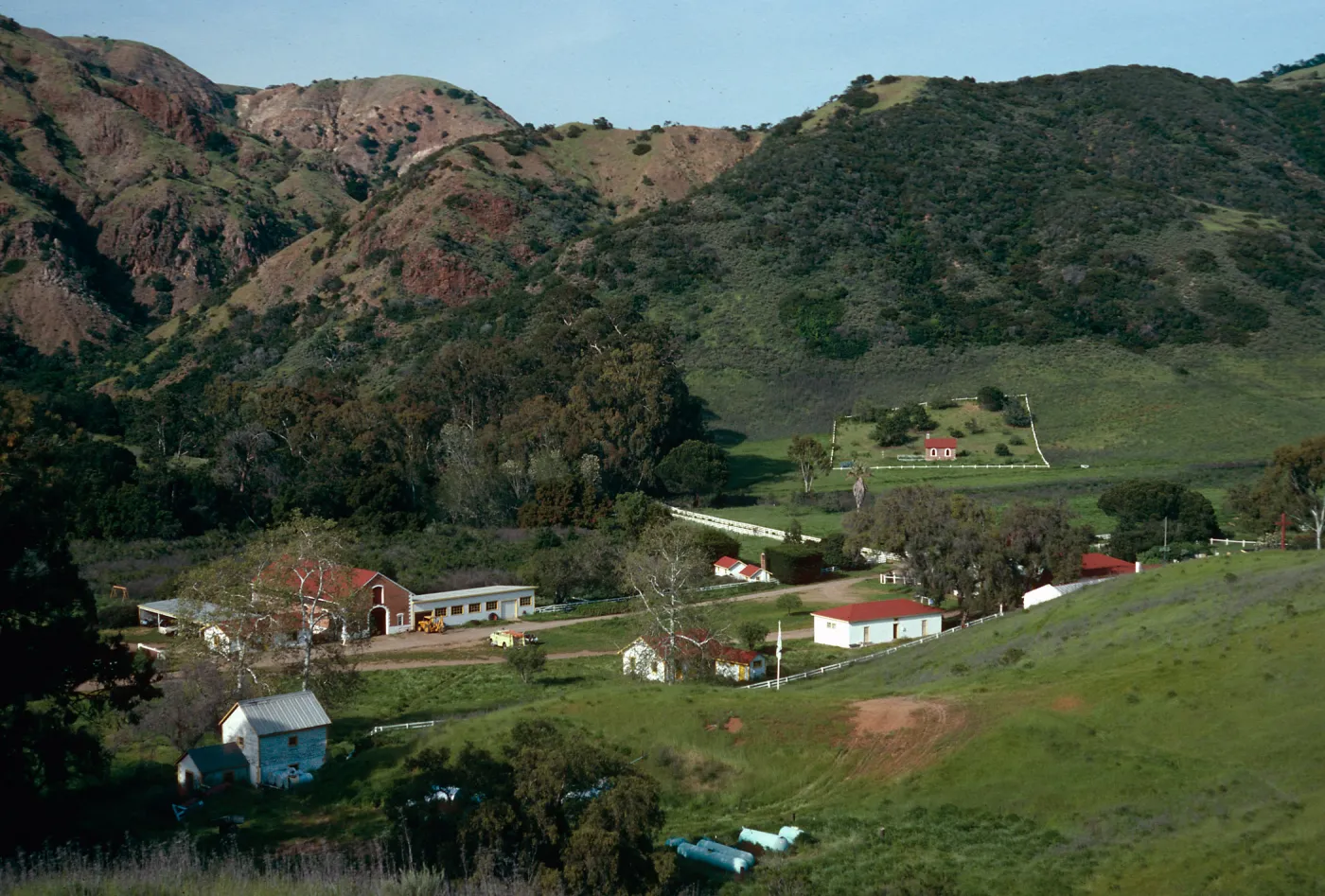 Stanton Ranch from Camino de la Casa, Santa Cruz Island