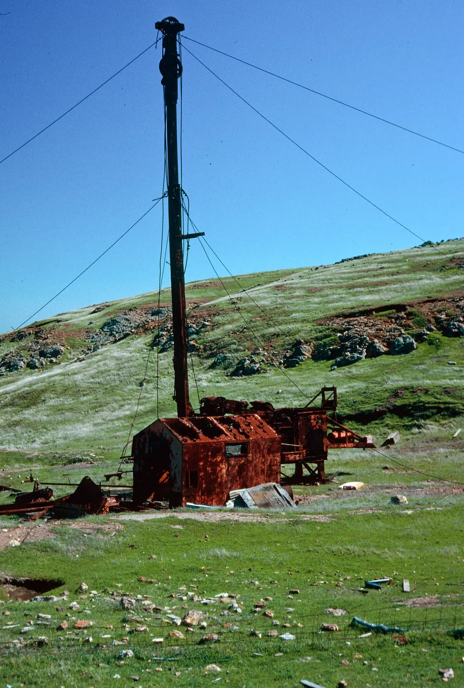 oil well, near Scorpion, Santa Cruz Island