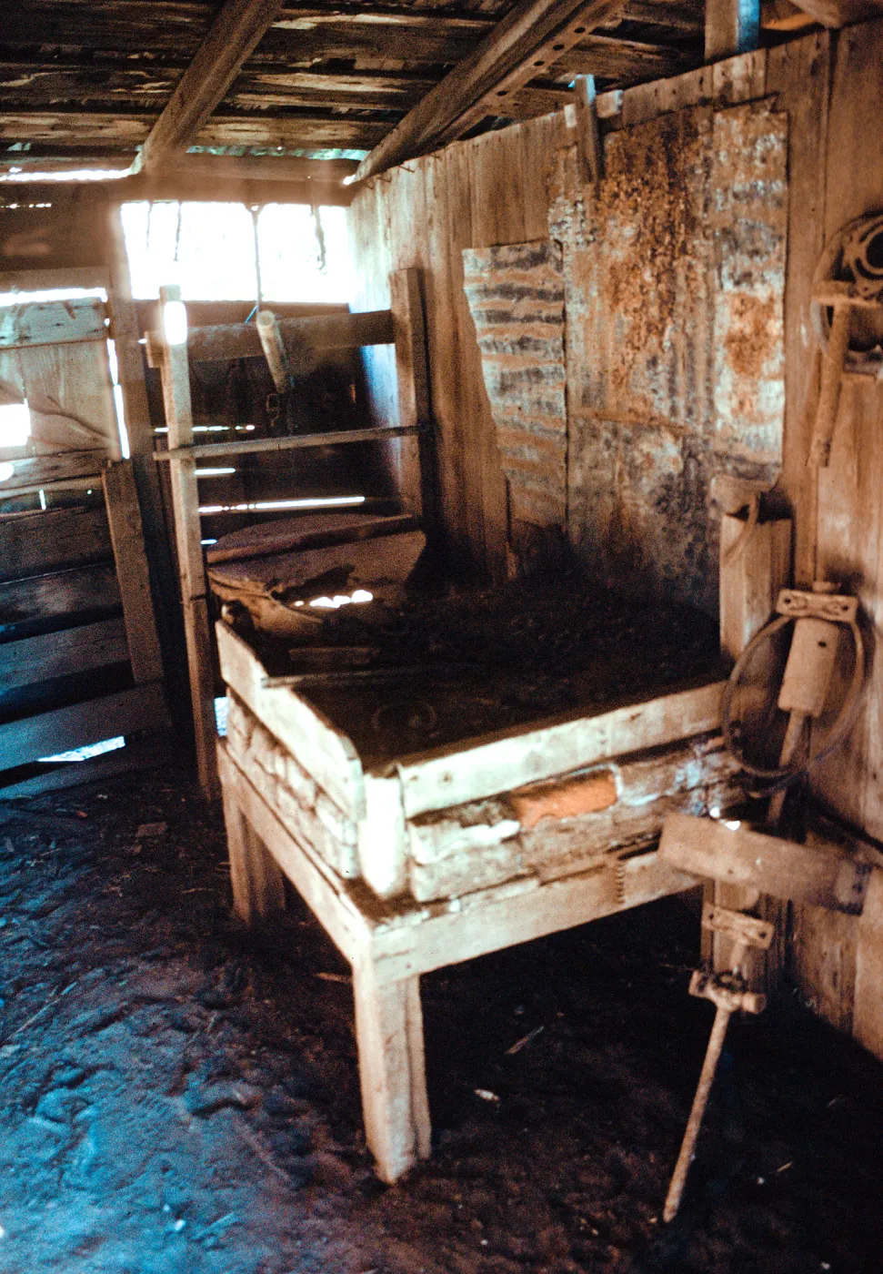 blacksmiths forge, Scorpion Ranch, Santa Cruz Island
