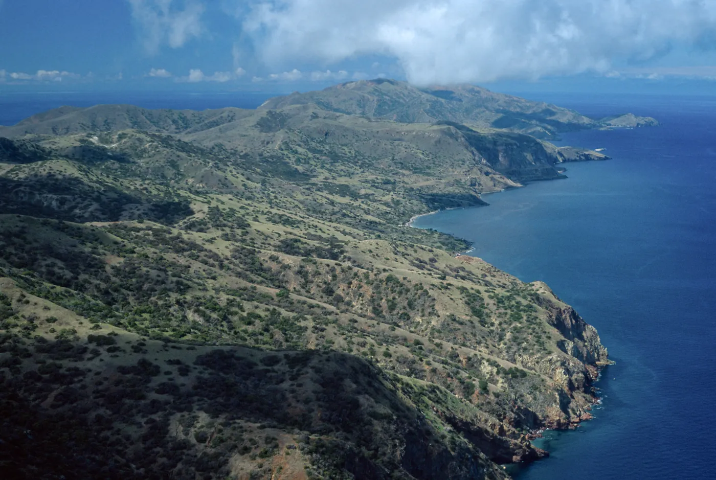 Empire Landing, Istmus view, from near airport, Catalina Island