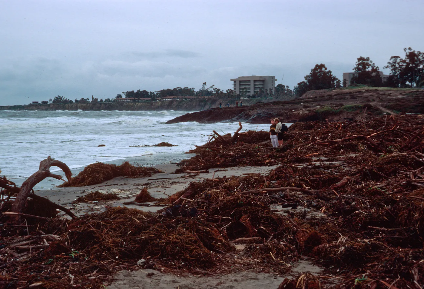 big storm, Goleta Beach, Santa Barbara County