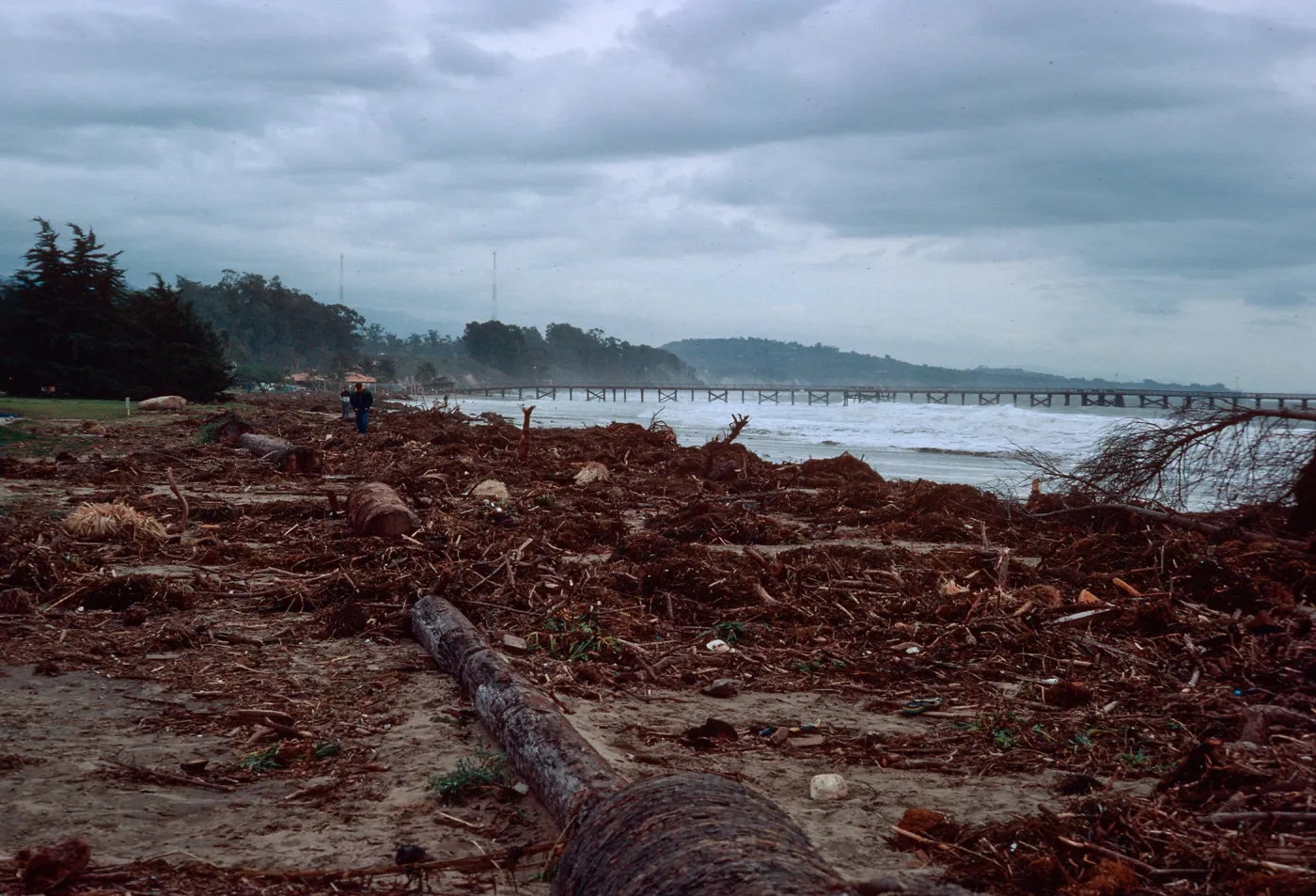 big storm, Goleta Beach, Santa Barbara County