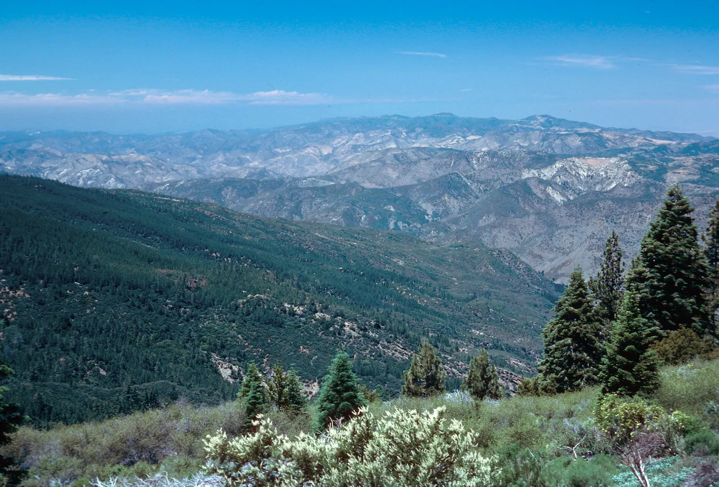 view from Big Pine Mountain, Santa Barbara County