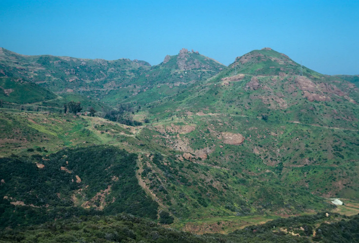 North of Encinal Canyon, Santa Monica Mountains, Los Angeles County 