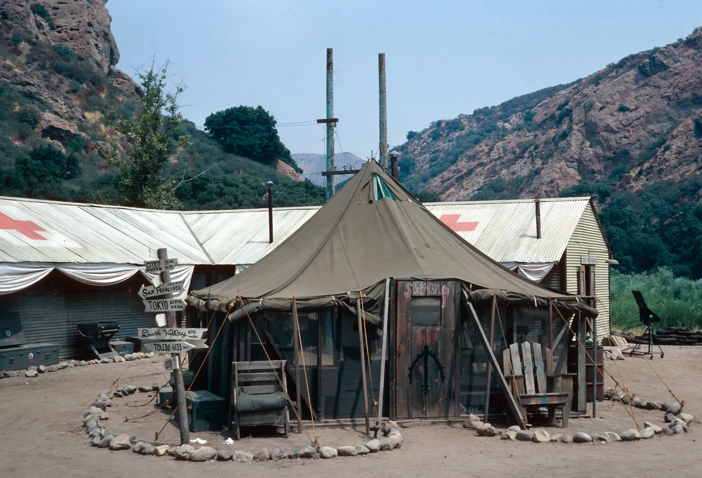 M.A.S.H. set, Malibu Creek State Park, Los Angeles County