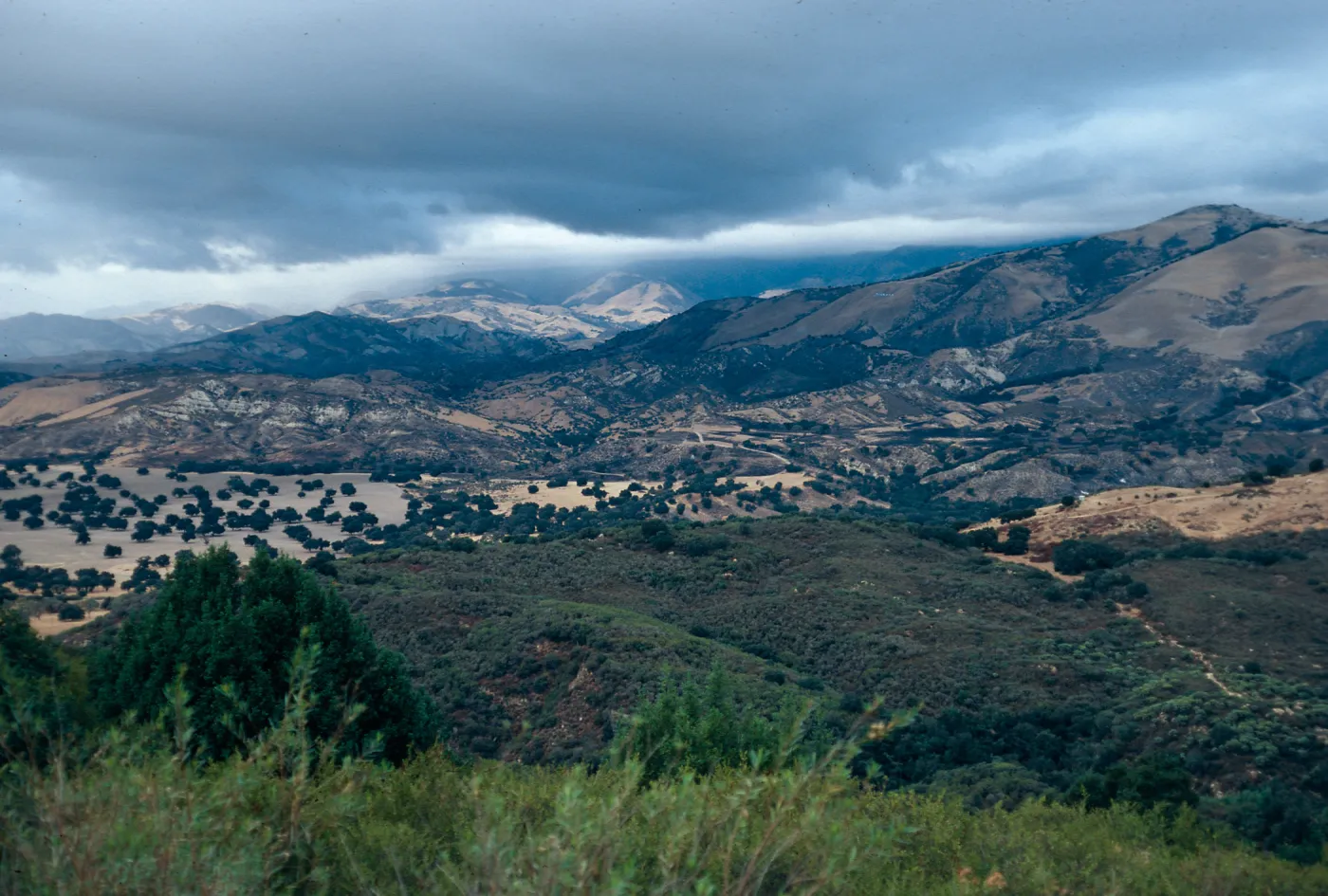 view of backcountry overlook-Highway 154, Santa Barbara County