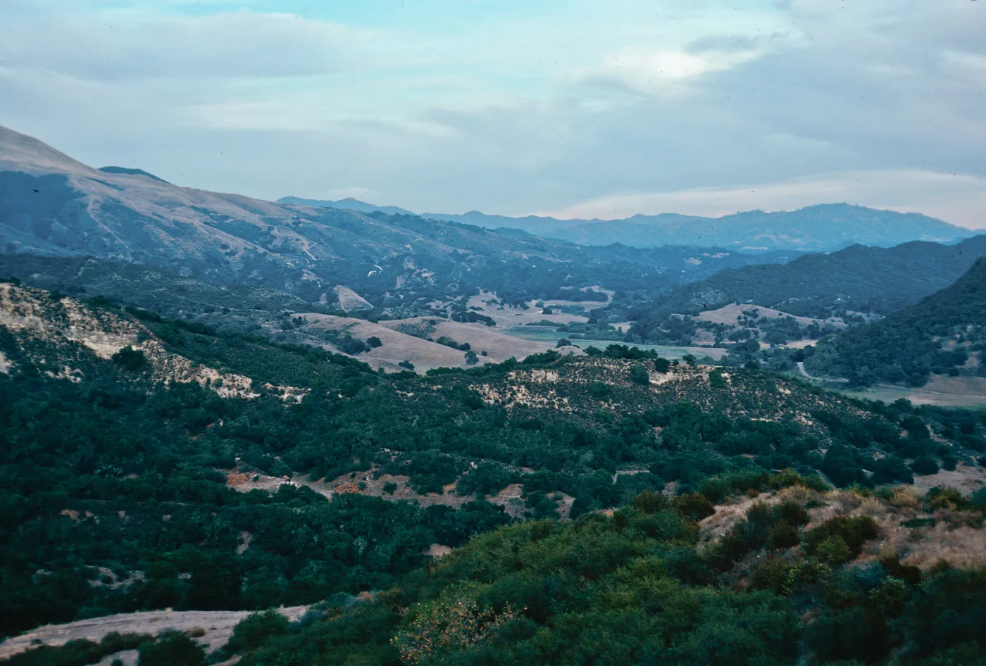 Santa Lucia Mountains from Lopez Canyon Road, San Luis Obispo County