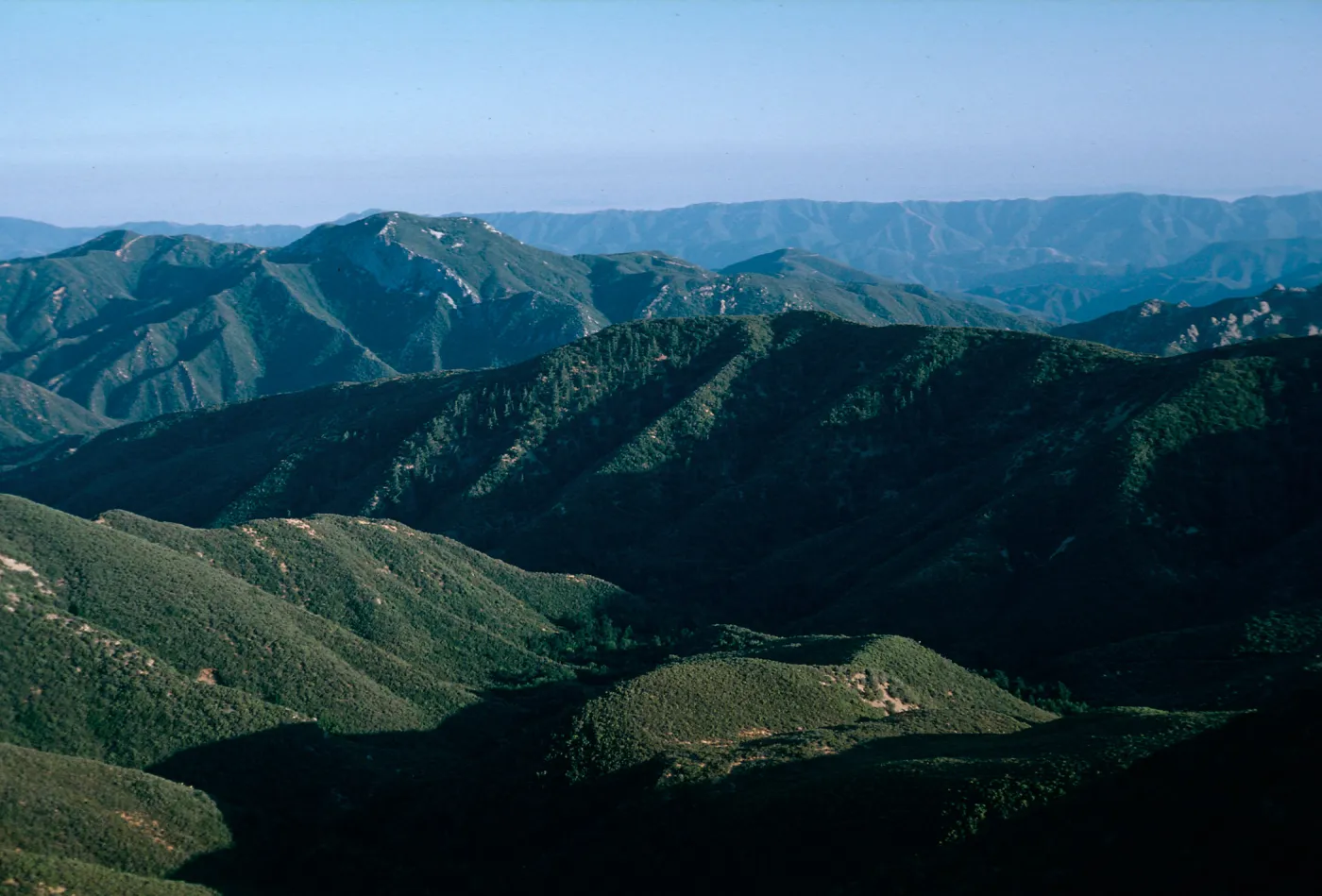 coast from road to Big Pine Mountain, Santa Barbara County