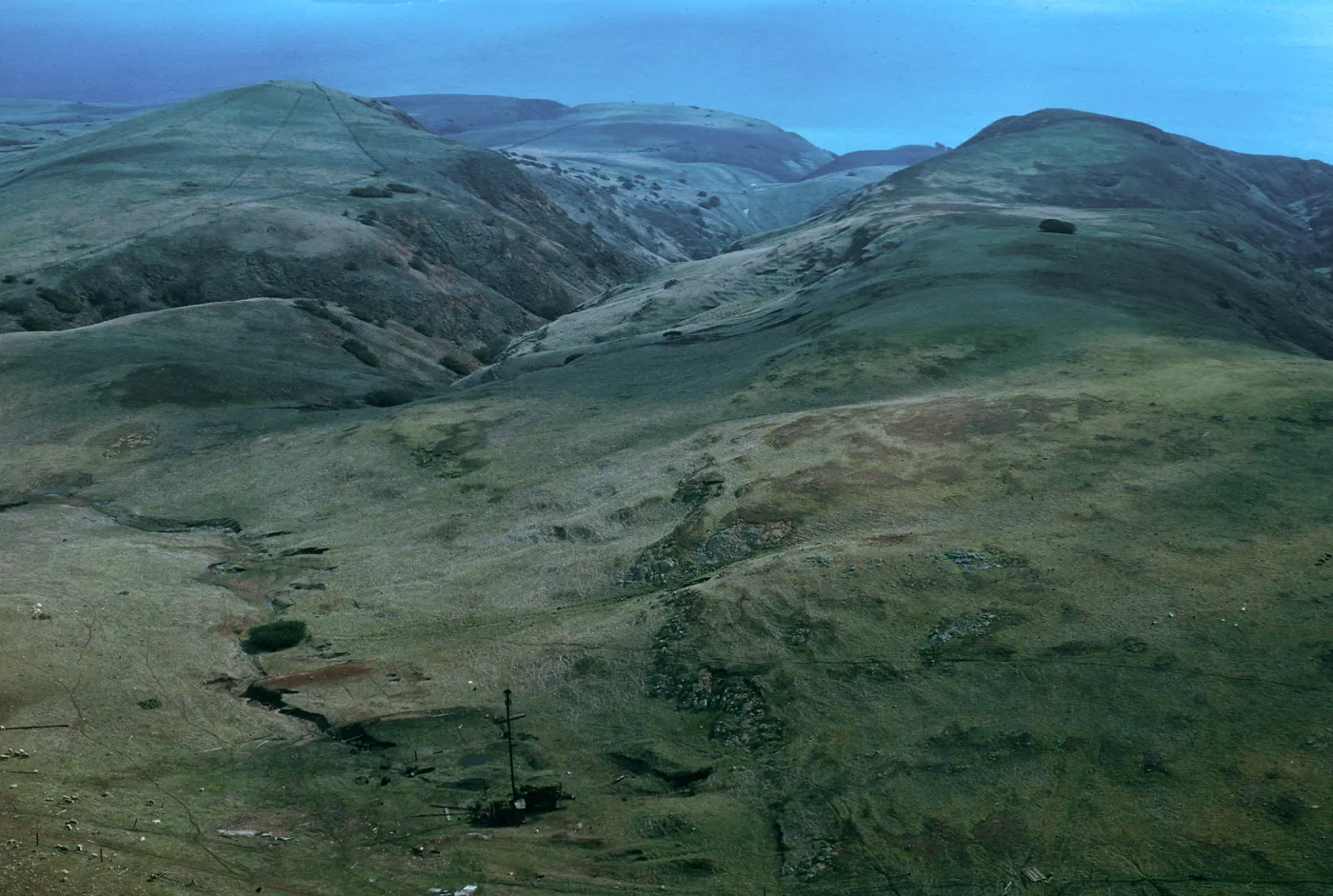 oil well & vicinity, Santa Cruz Island