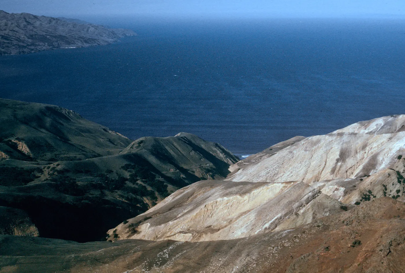 view of No Mans Land, North side, Santa Cruz Island