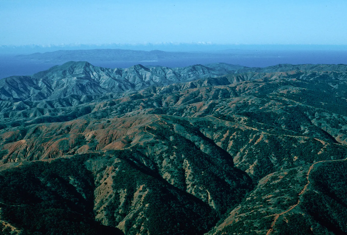 view of Sierra Blanca, Santa Rosa Island, Santa Cruz Island