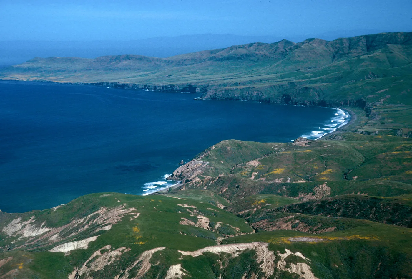 West end view, Santa Cruz Island