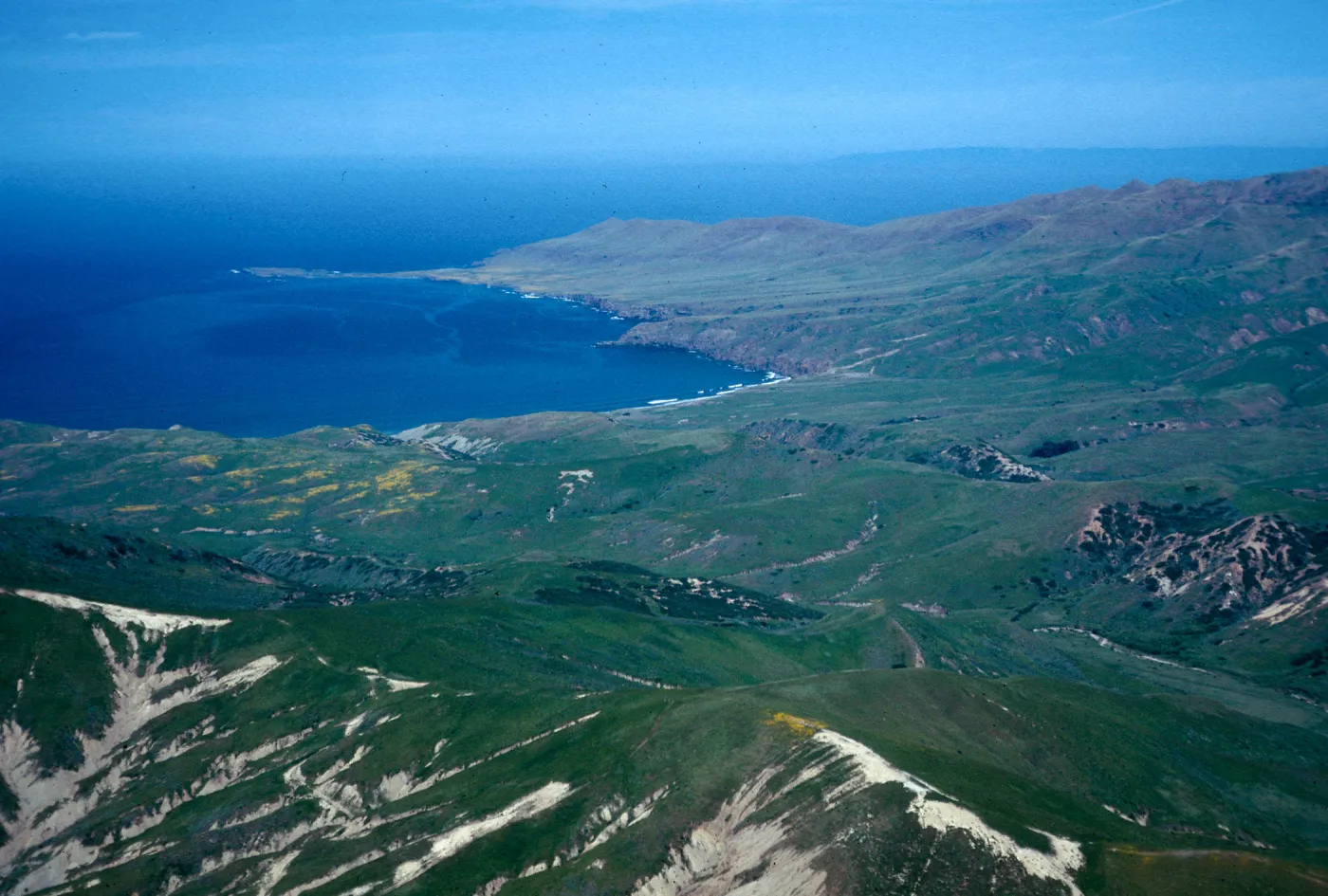 West end, view of Fraser Point, Santa Cruz Island