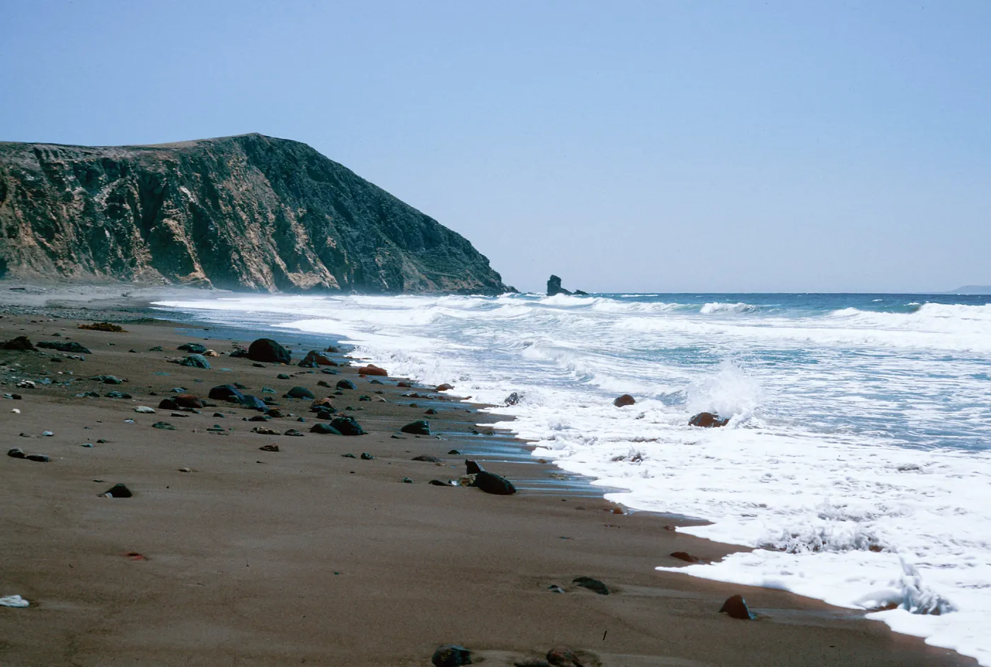 Christy Beach, looking South, Santa Cruz Island